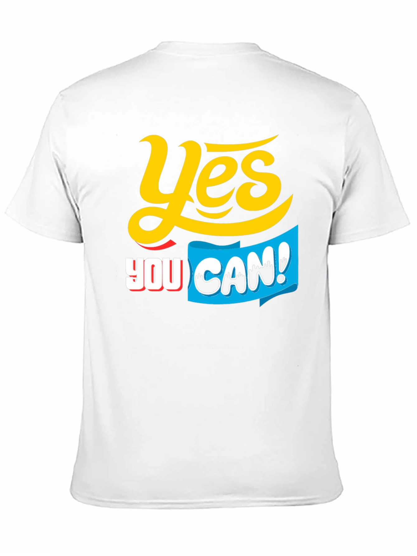 Black Yes You Can! Graphic T-Shirt view 11
