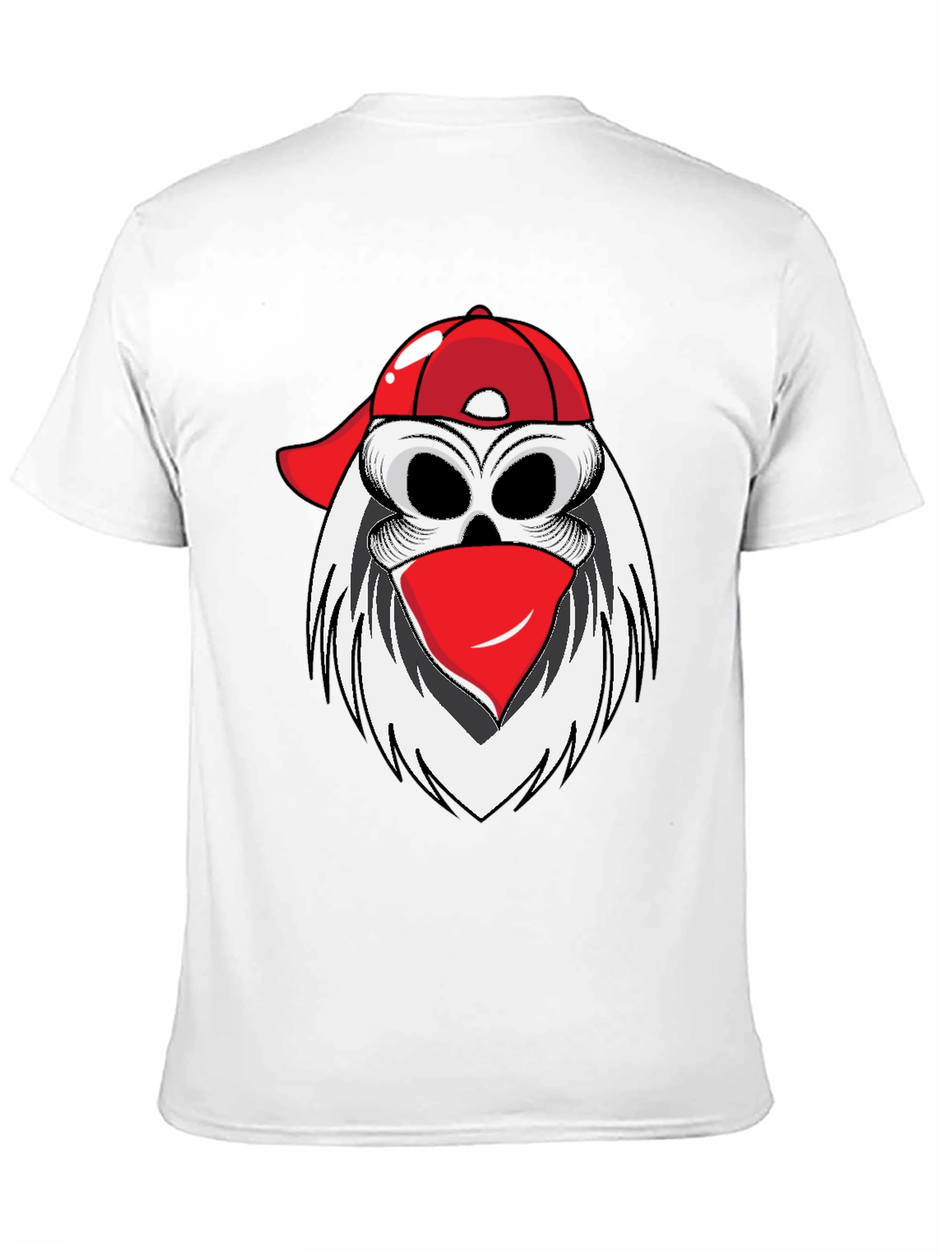 Black Skull Bandit Graphic Tee view 11