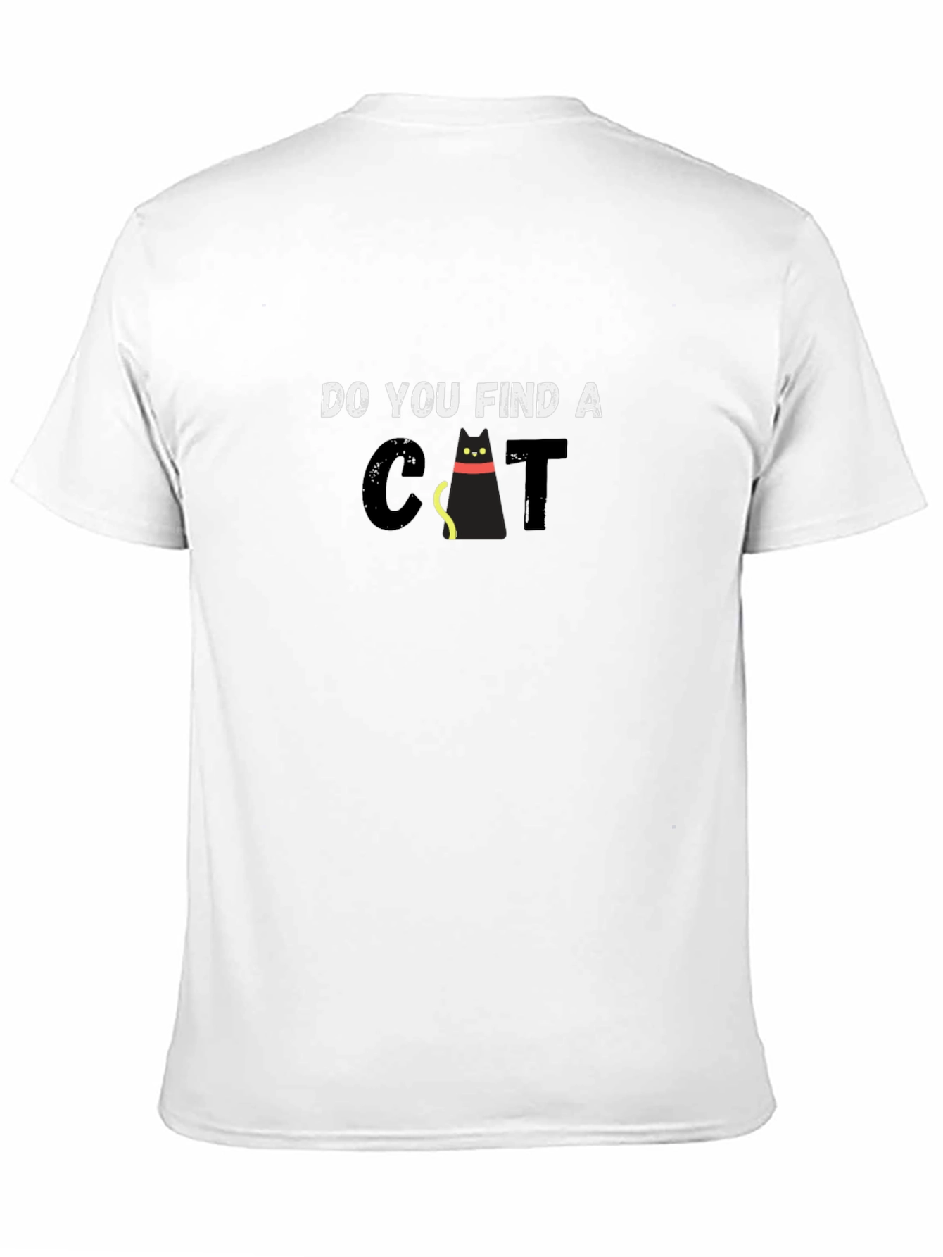 Black Do You Find a Cat Funny Graphic T-Shirt view 11