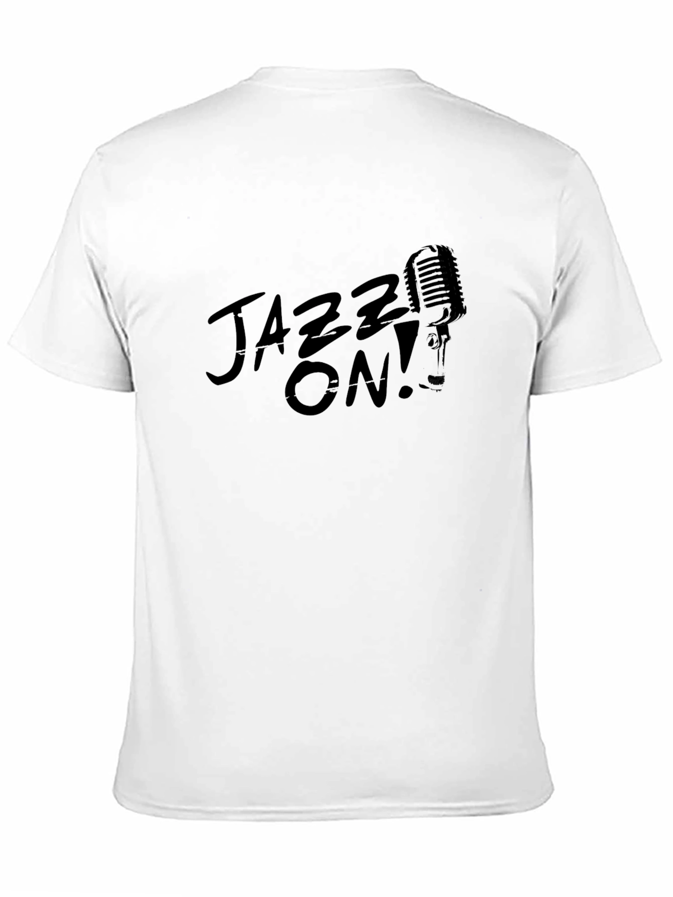 Black Jazz On! Black Graphic Print T-Shirt view 11