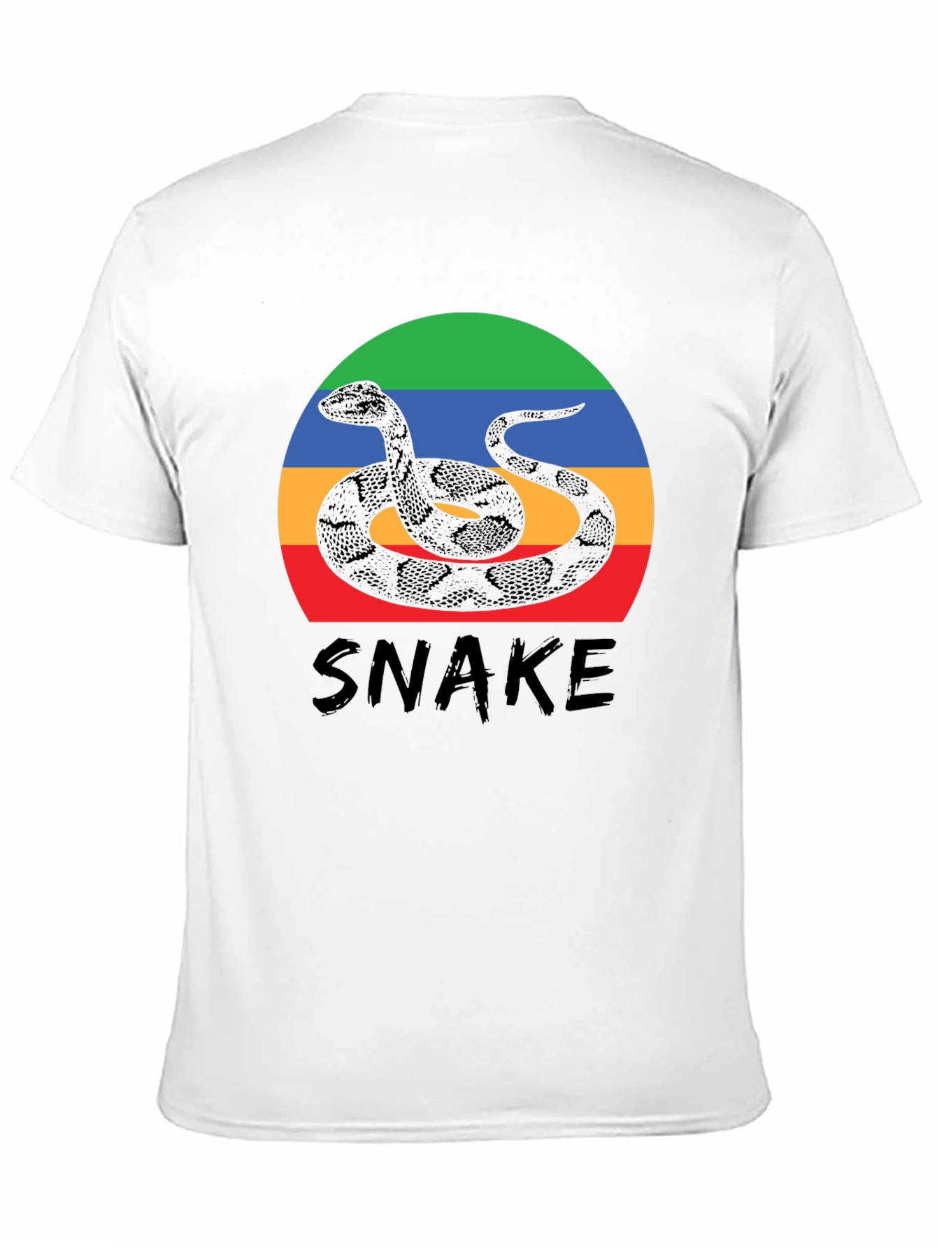 Black Snake Graphic Tee - Retro Style view 11