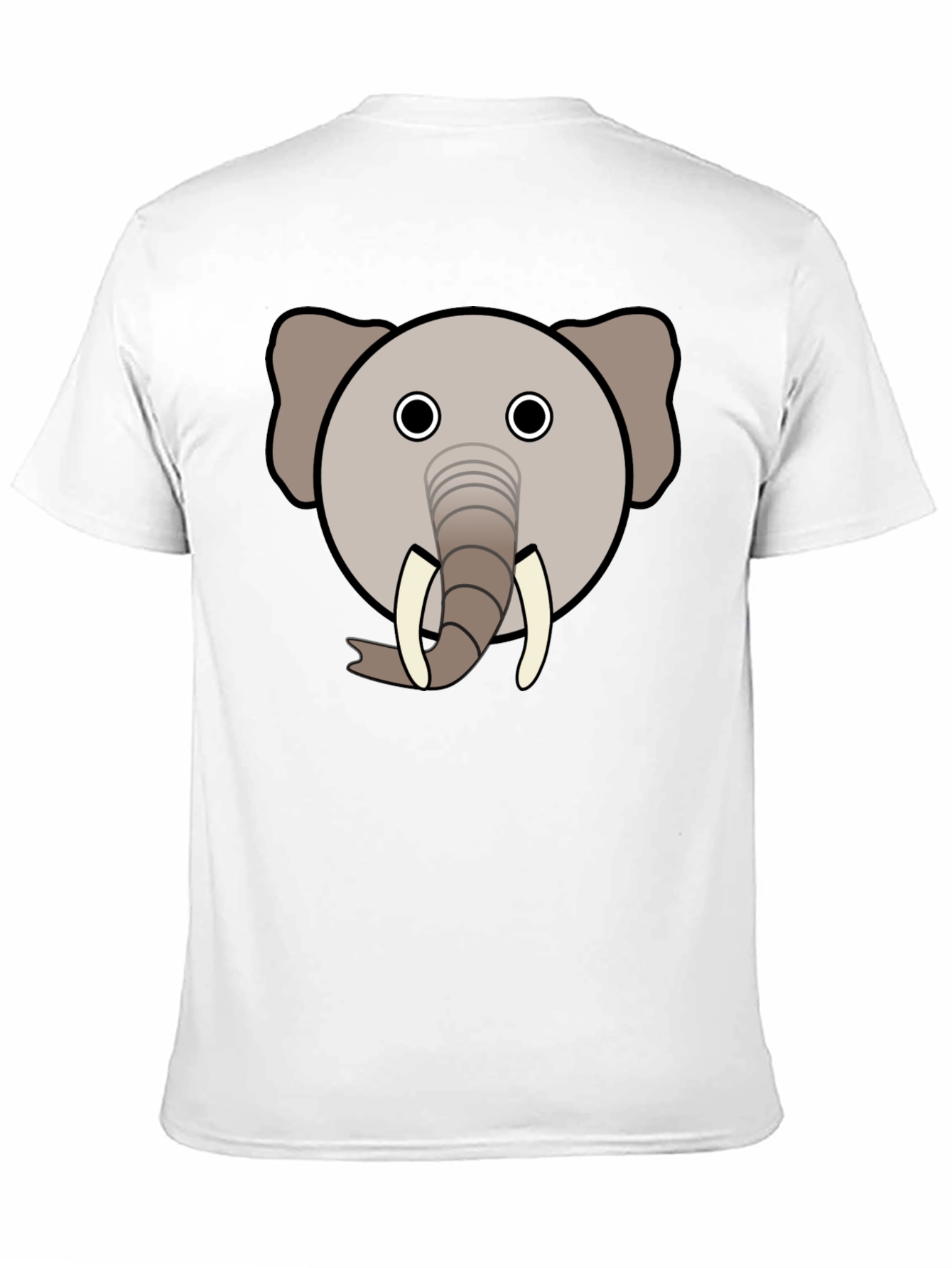 Black Elephant Graphic Tee - Black Cotton Blend view 11