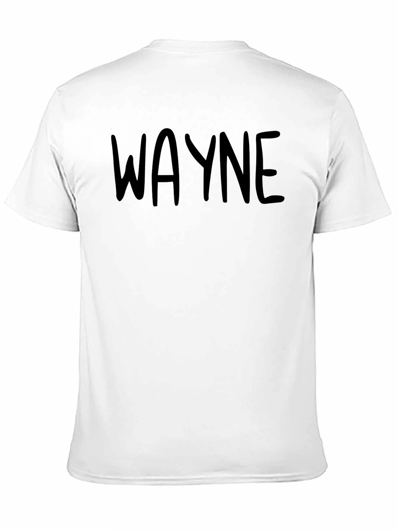 Black Wayne Graphic Tee - Classic Style view 11
