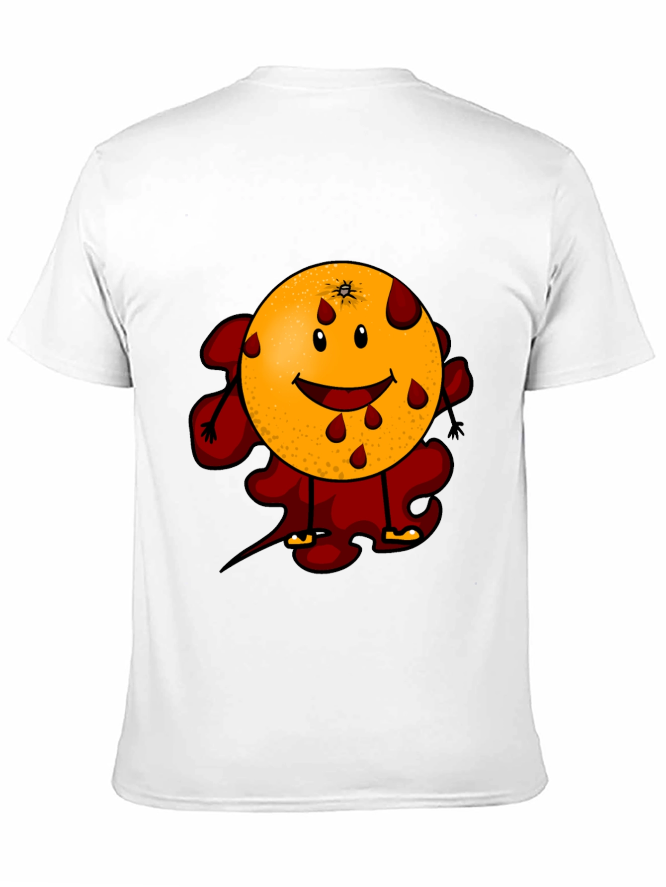 Black Bloody Orange Graphic Tee - Black view 11