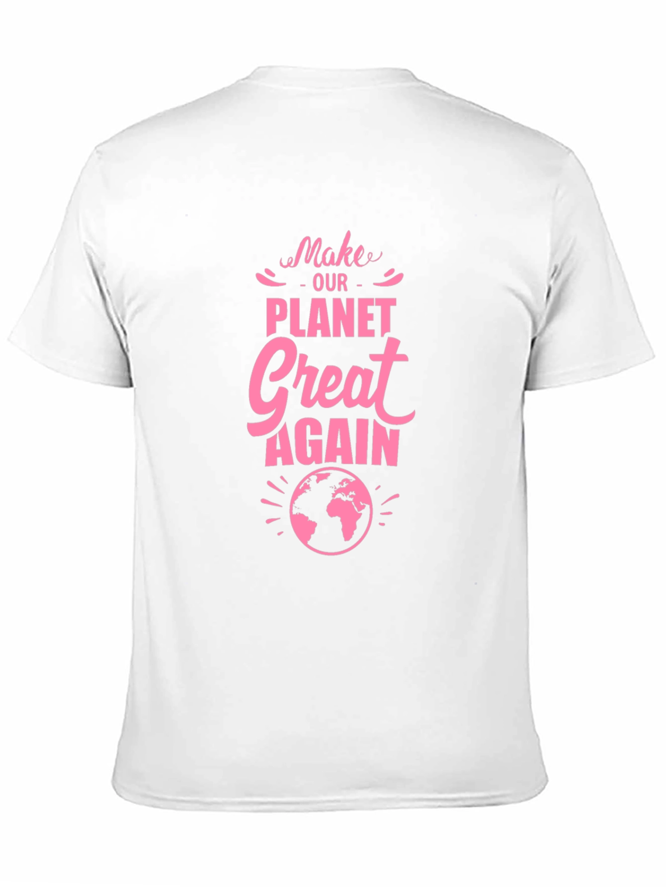 Black Make Our Planet Great Again Graphic Tee view 11