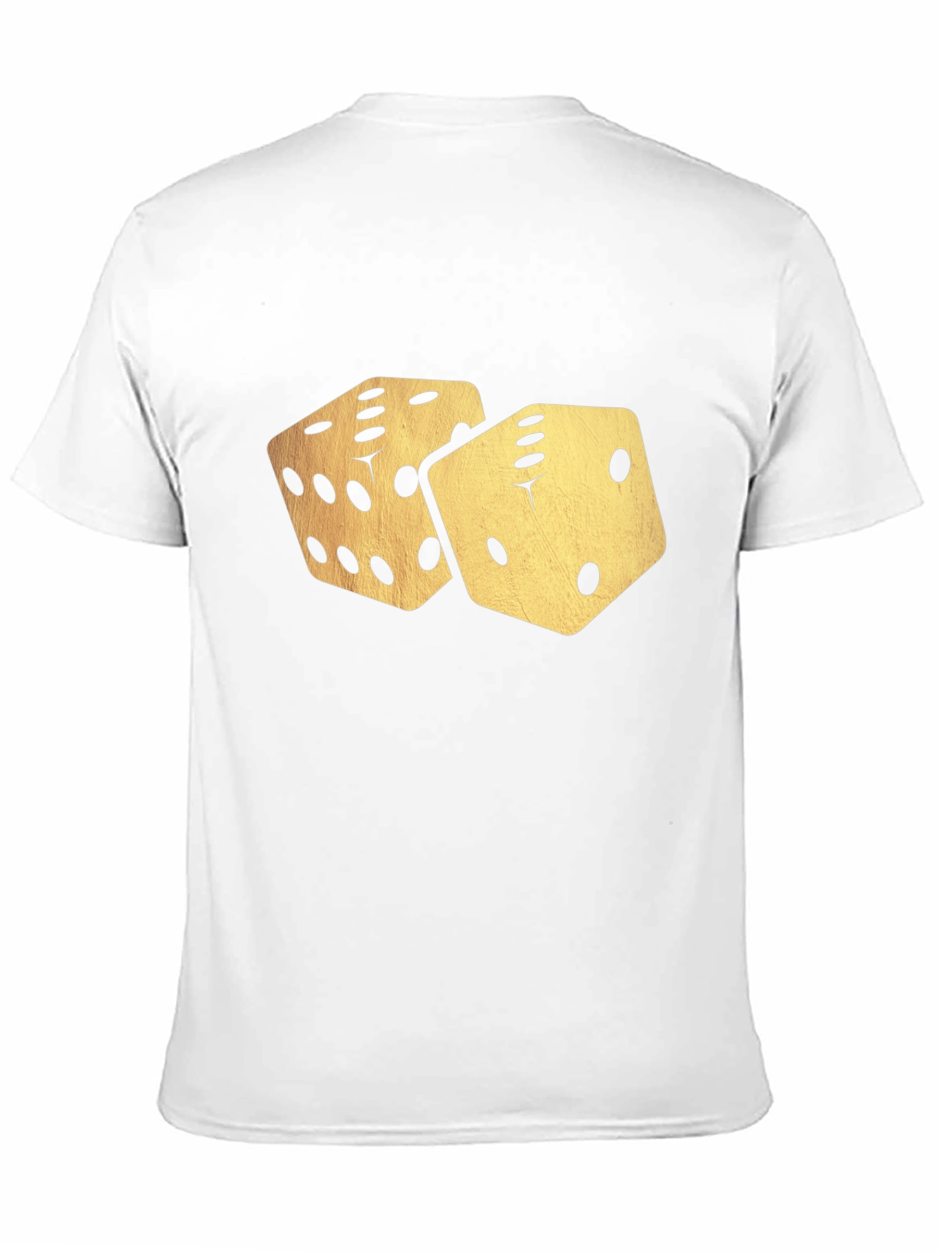 Black Dice Graphic T-Shirt - Lucky Roll Design view 11