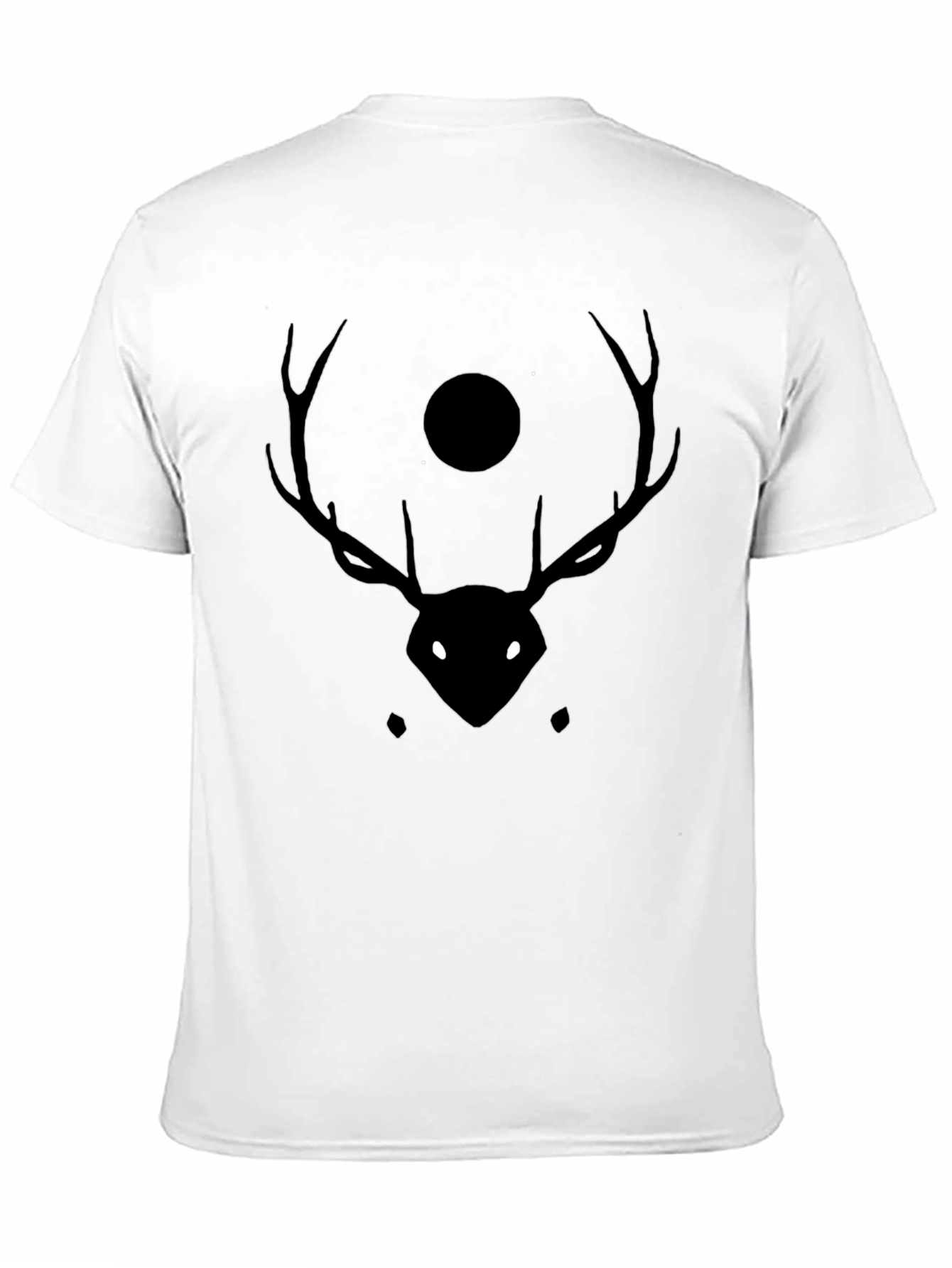 Mystic Deer Black T-Shirt - Stylish Graphic Tee - 11