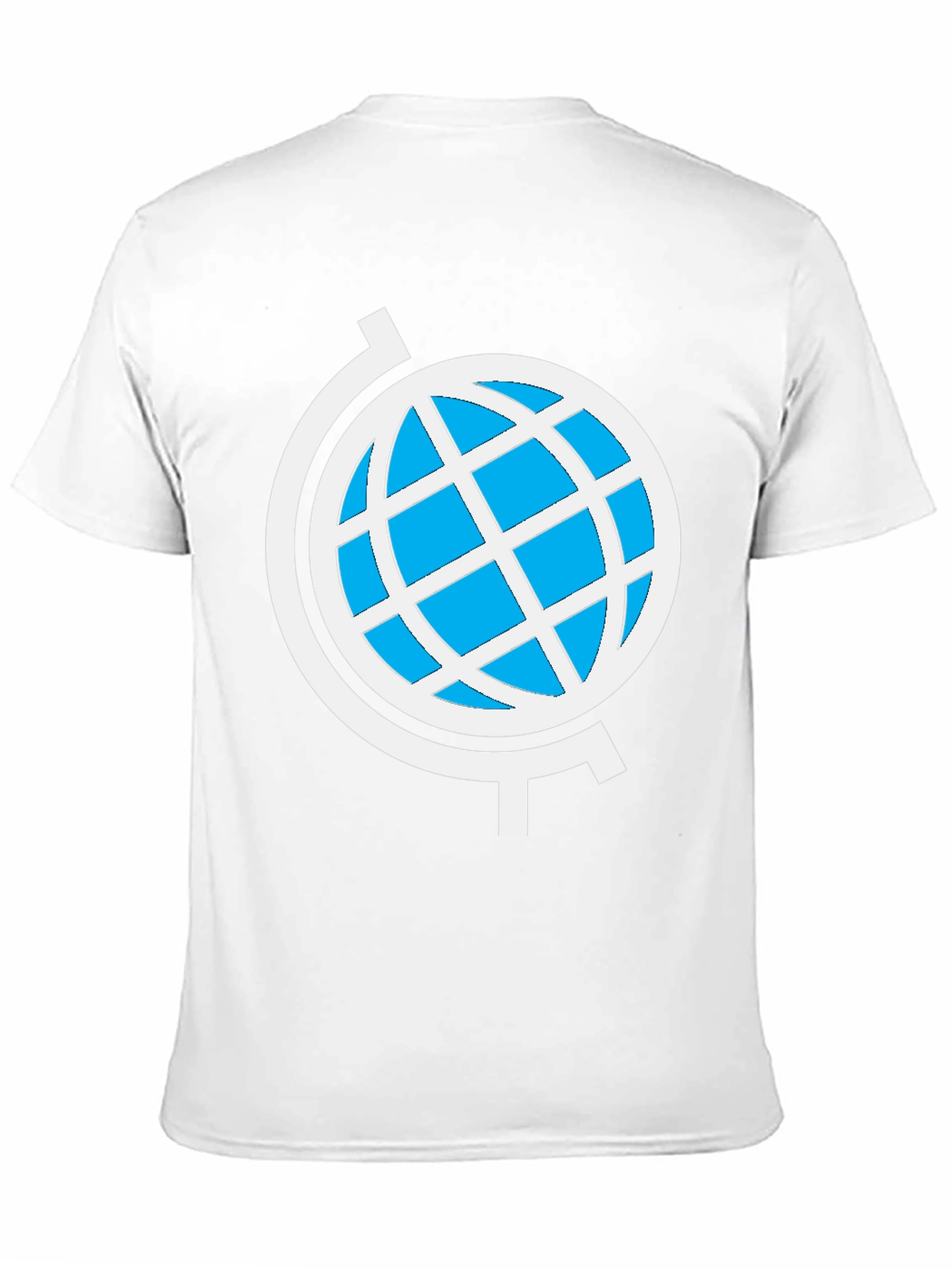 Black Globe Graphic Black T-Shirt - Stylish World Design view 11