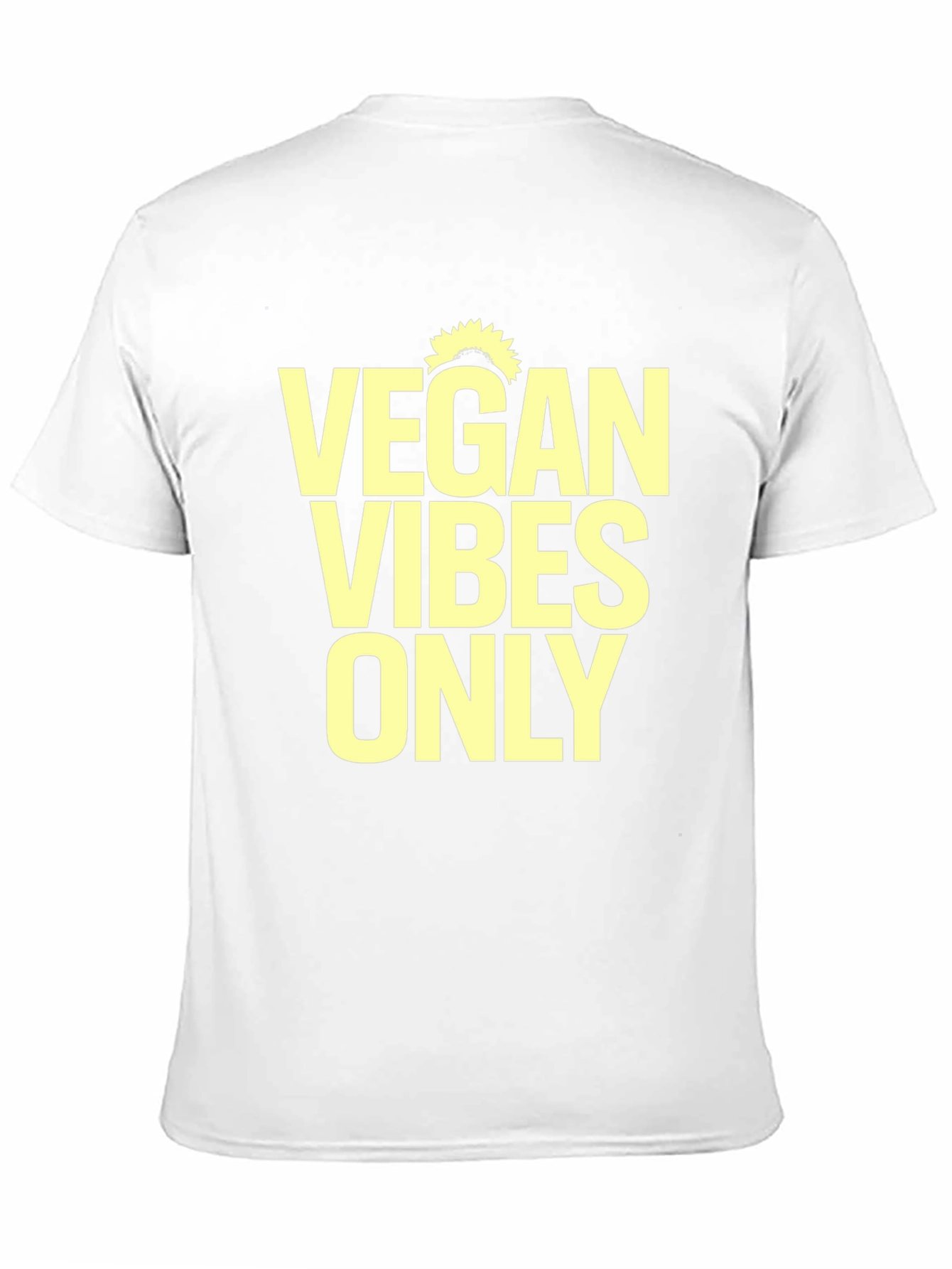 Black Vegan Vibes Only T-Shirt - Unisex Graphic Tee view 11