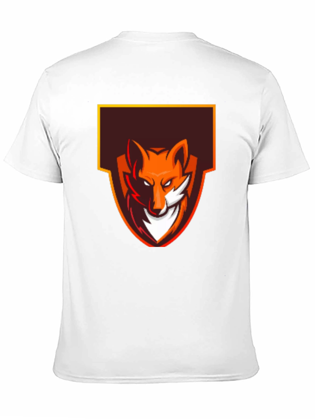 Black Fox Logo Graphic Tee - Black Cotton Blend view 11