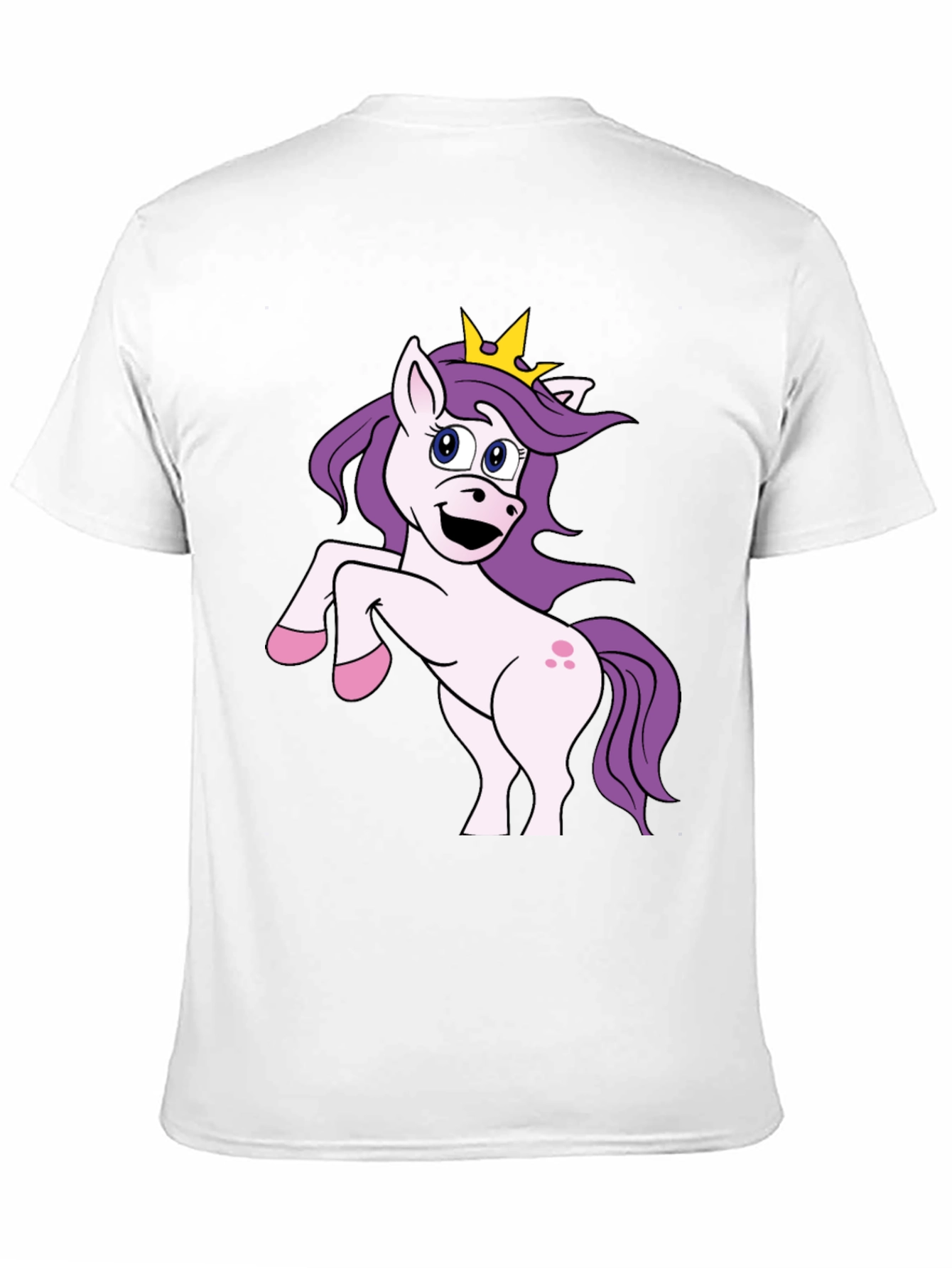 Black Unicorn Crown T-Shirt - Graphic Tee view 11