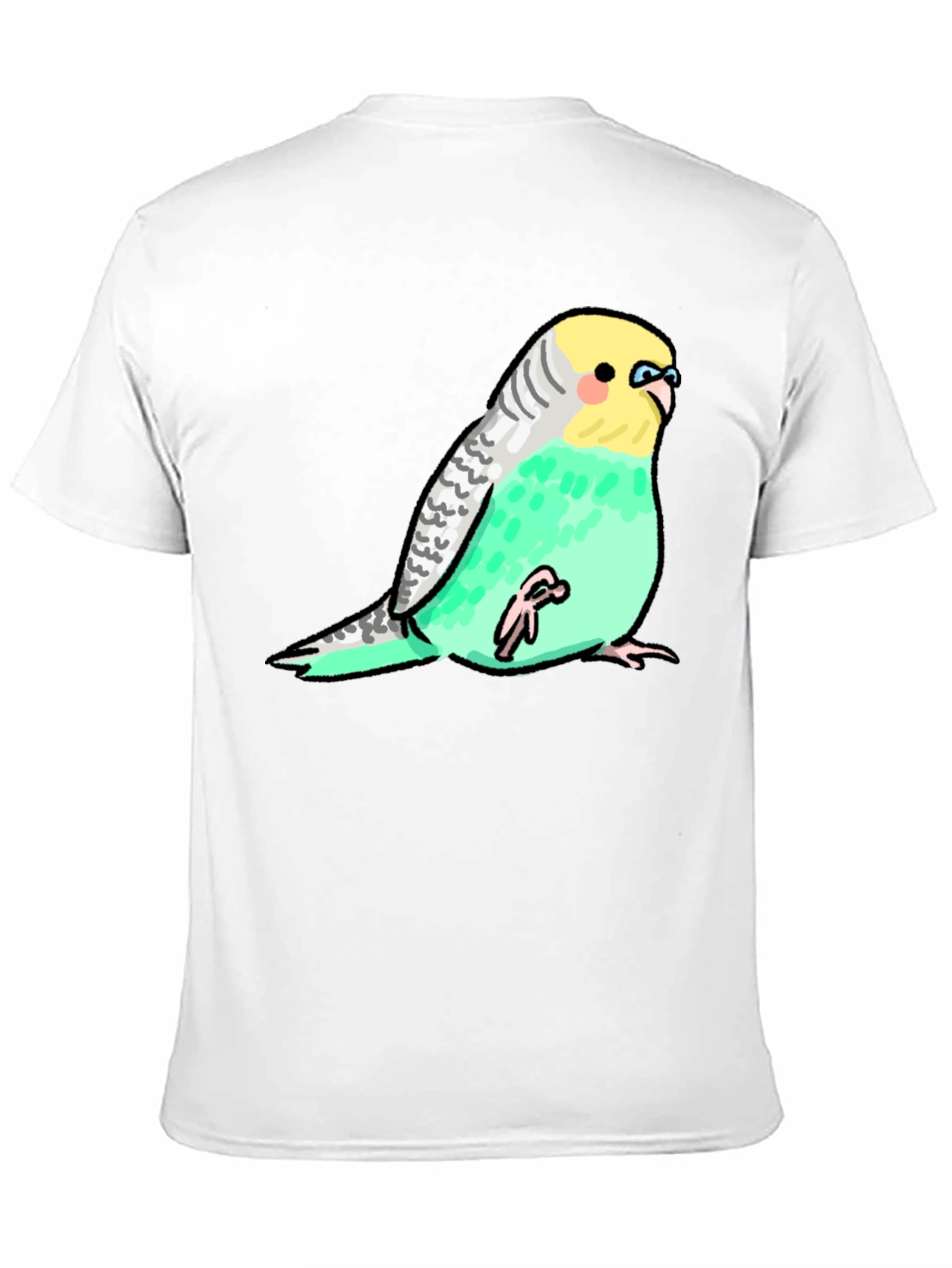 Black Budgie Bird Graphic Tee - Unique Unisex Design view 11