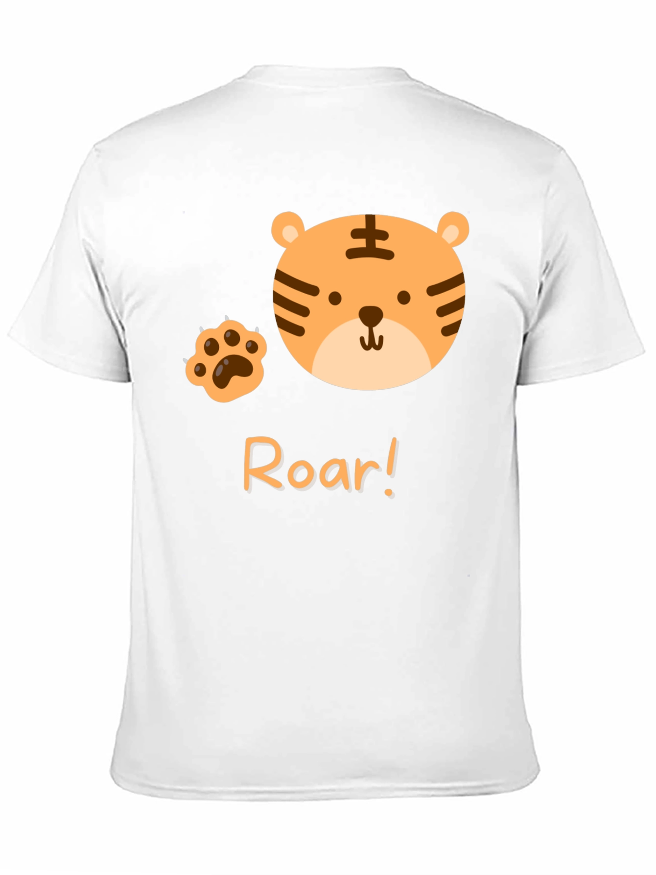 Black Roar Tiger Graphic Tee - Cute Black T-Shirt view 11