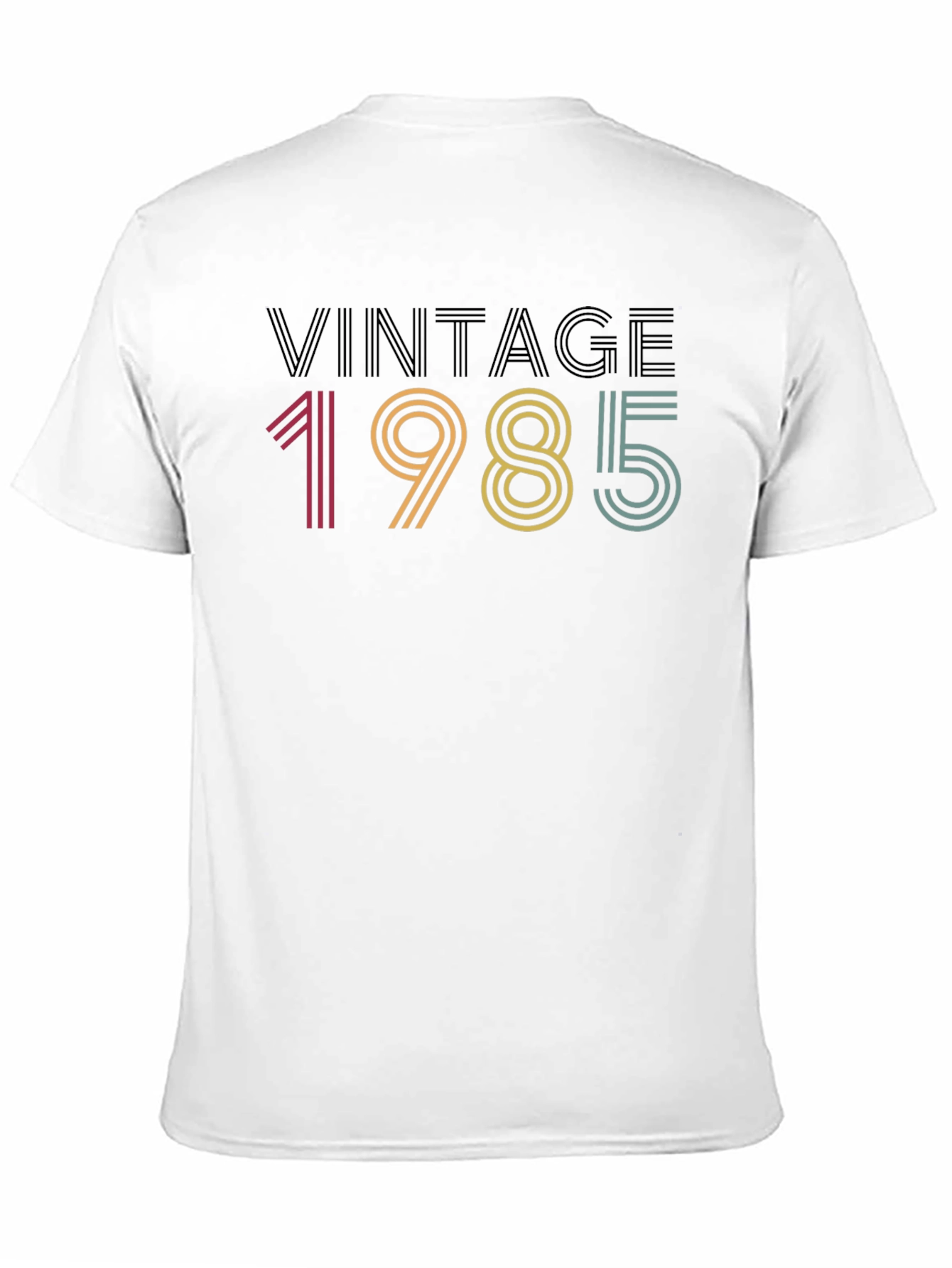 Black Vintage 1985 Graphic Tee - Retro Style view 11