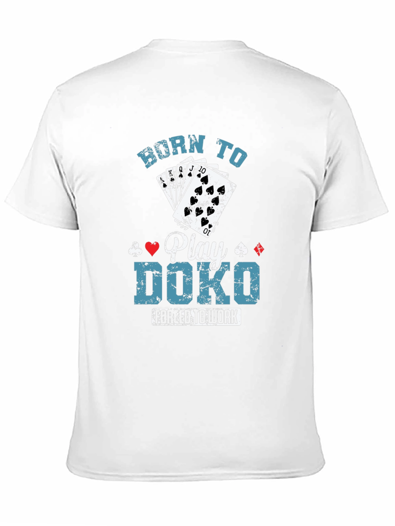 Black Born to Play Doko T-Shirt view 11