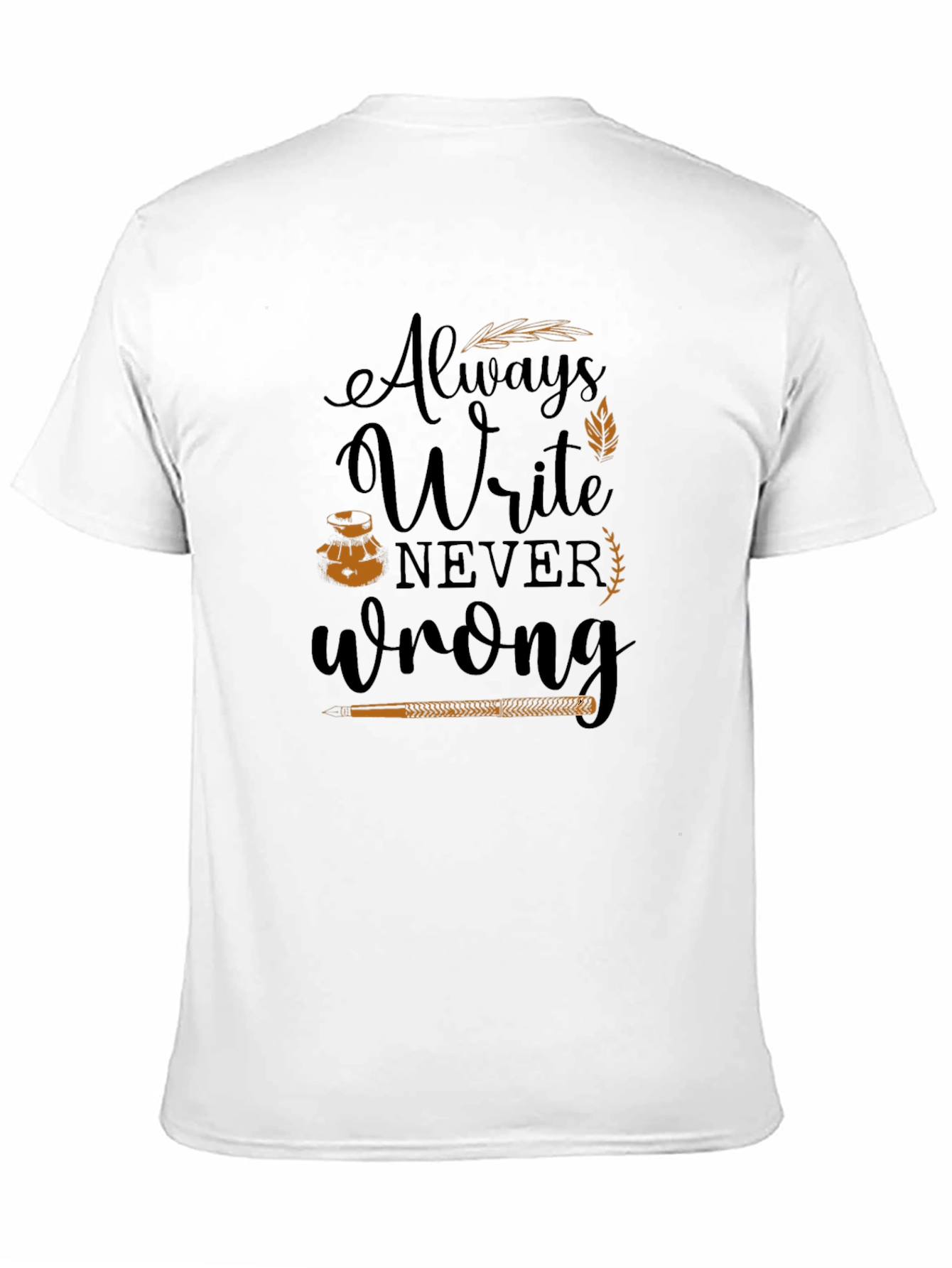 Black Always Write Graphic Tee - Black view 11