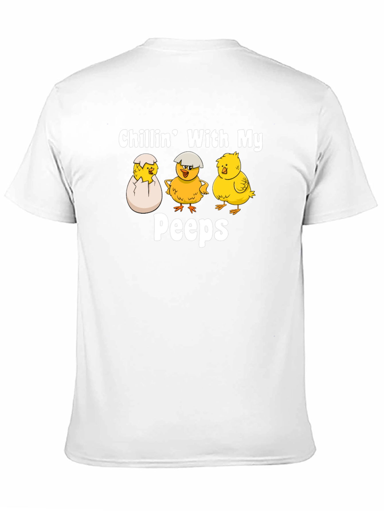 Black Chillin' With My Peeps Graphic Tee view 11