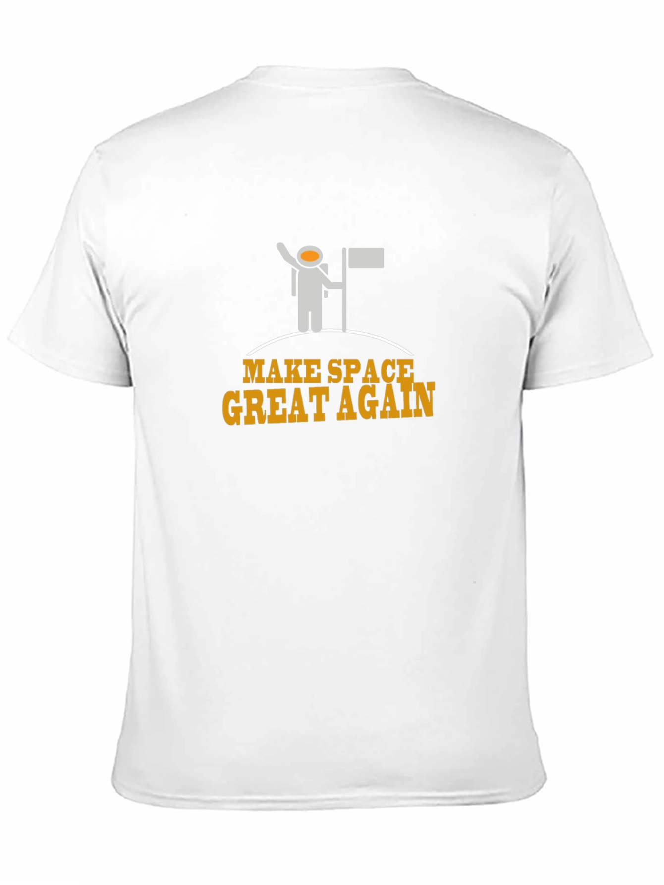 Black Make Space Great Again Black T-Shirt view 11