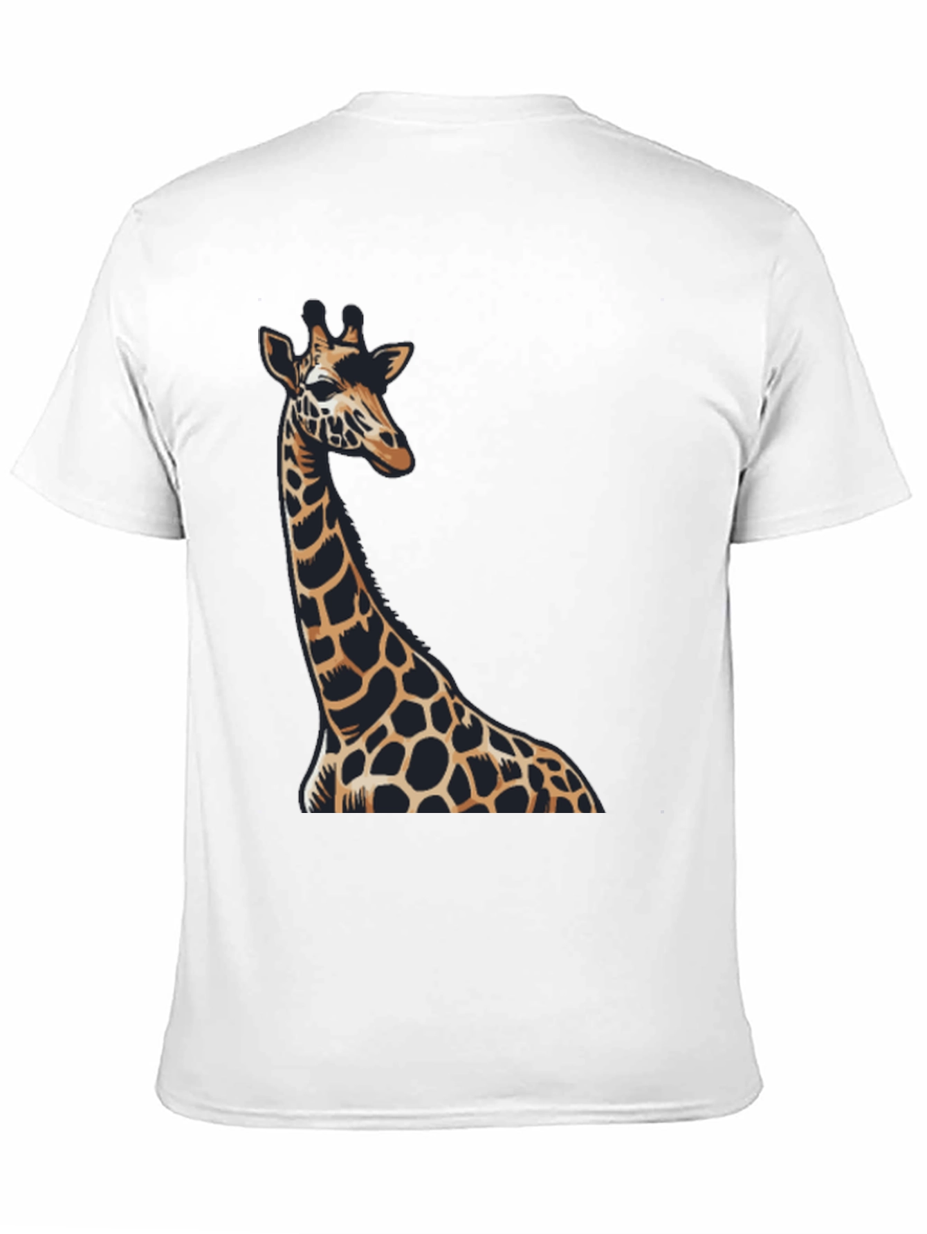 Black Giraffe Graphic Black T-Shirt view 11