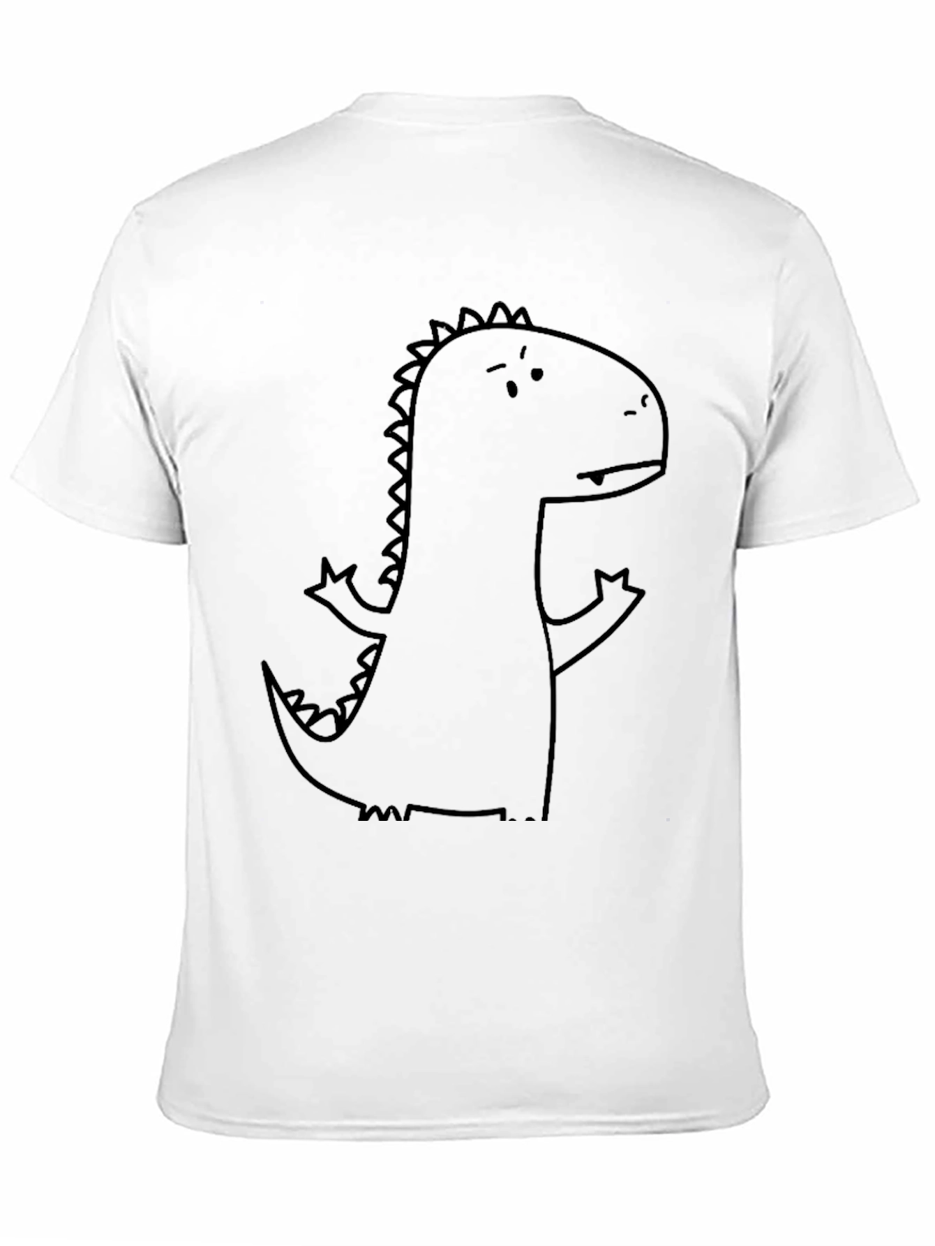 Black Dinosaur Graphic Black T-Shirt view 11