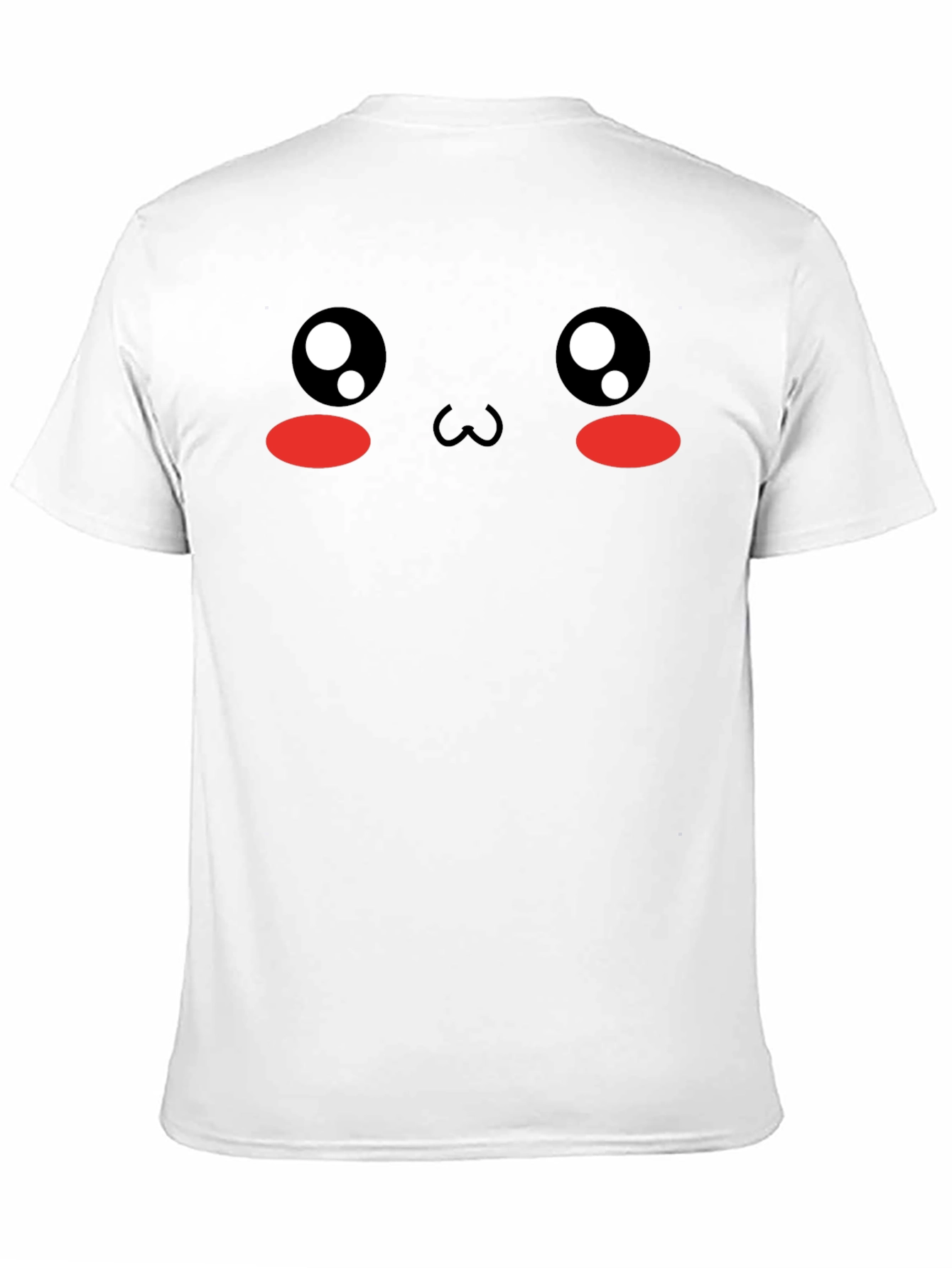 Black Kawaii Face T-Shirt - Cute Anime Style view 11