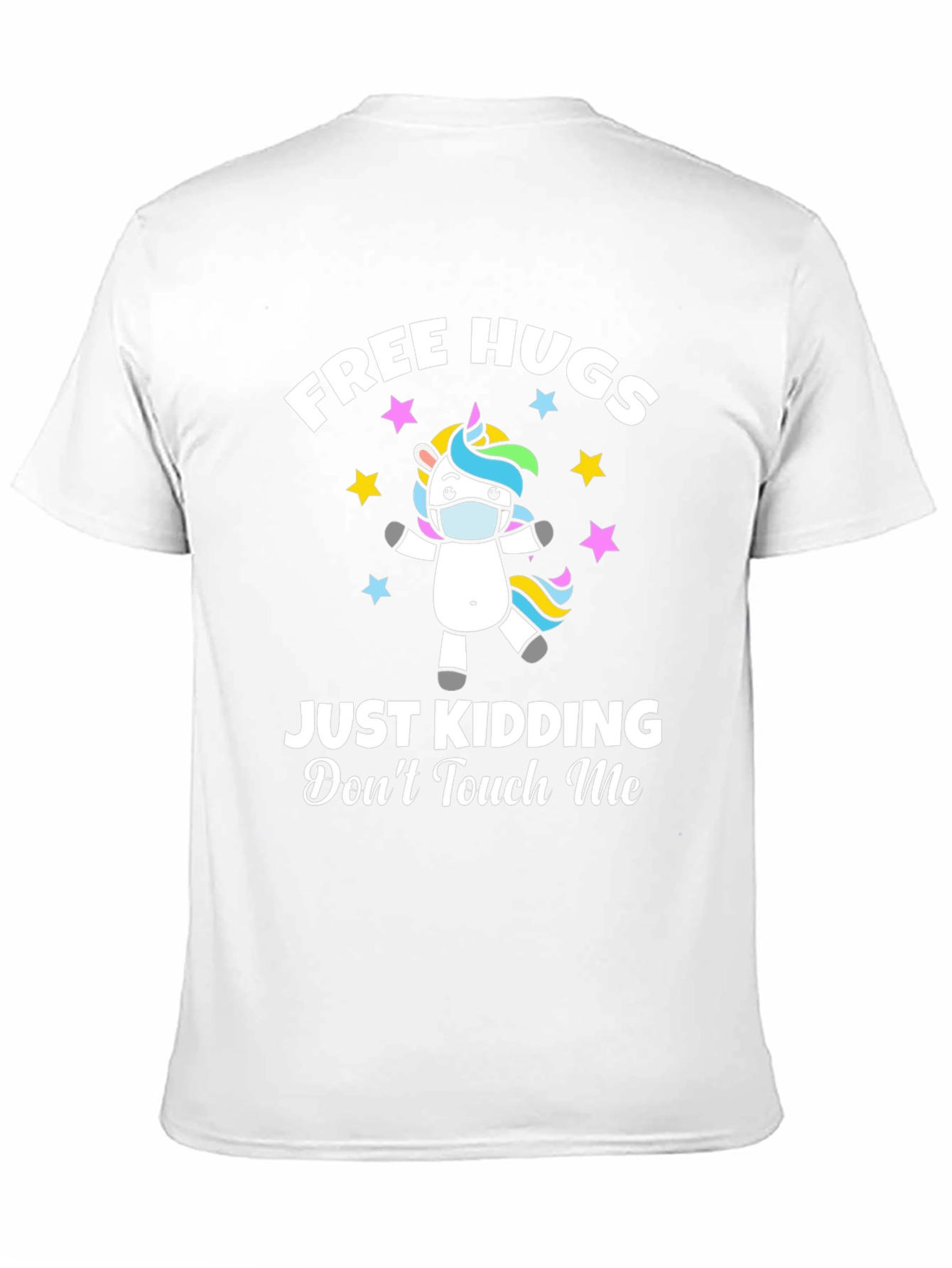 Black Free Hugs - Just Kidding T-Shirt view 11