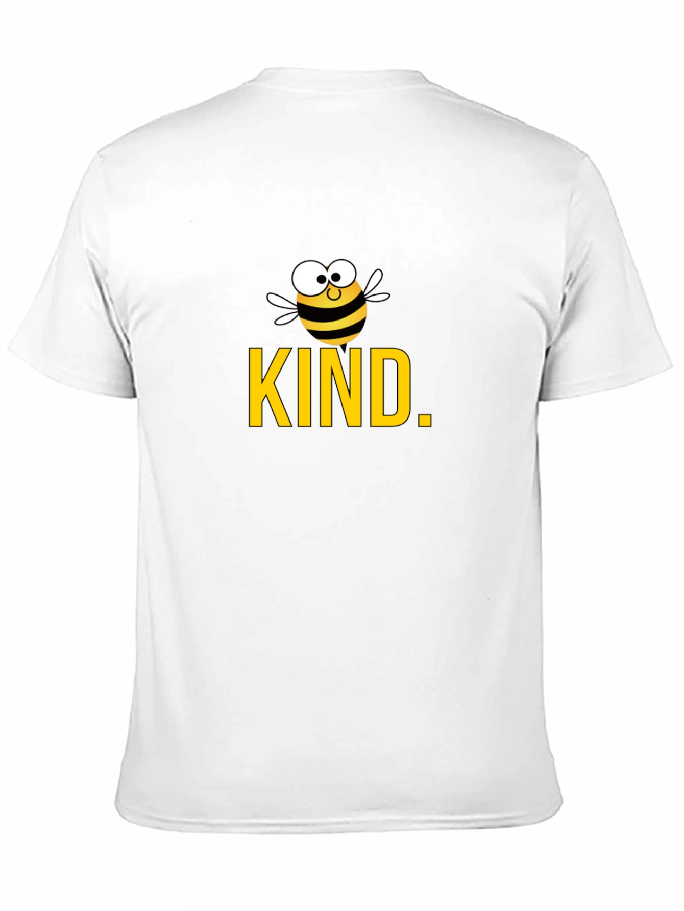 Black Be Kind Bee Graphic Tee - Black Cotton T-Shirt view 11