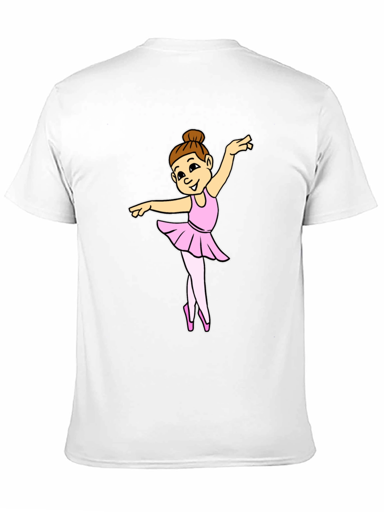 Black Ballerina Girl Black T-Shirt view 11