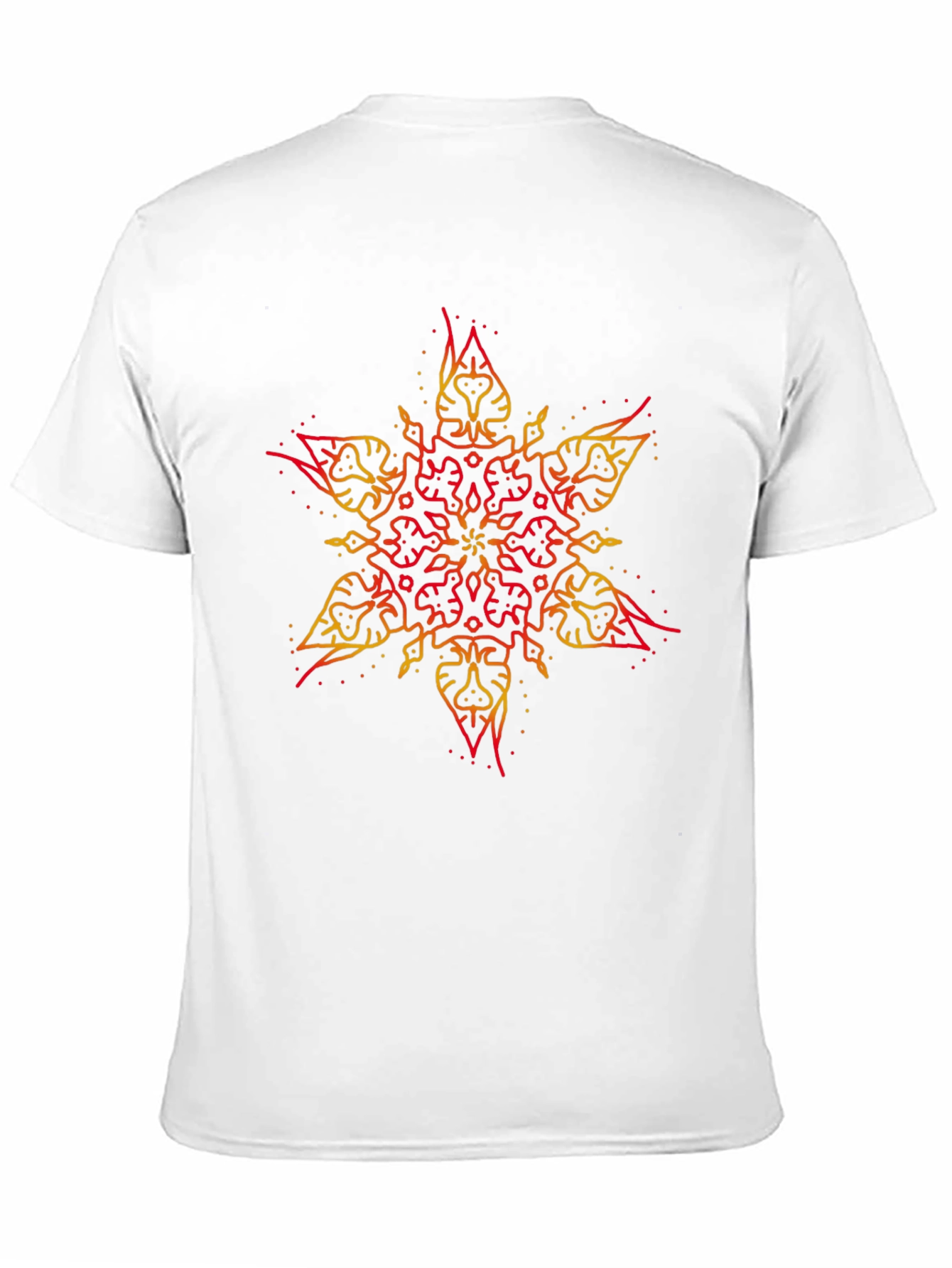 Black Tribal Star Graphic Black T-Shirt view 11