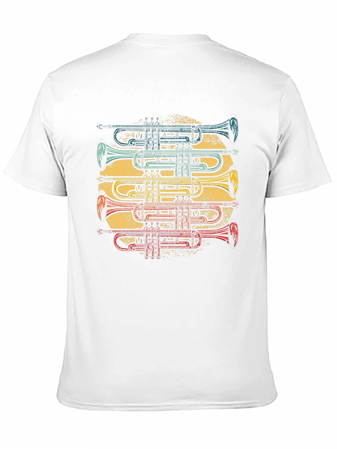 Black Trumpet Stack Graphic T-Shirt view 11