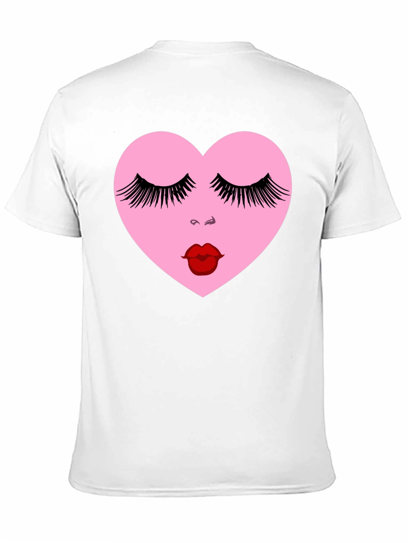 Black Heart Face Graphic Tee view 11