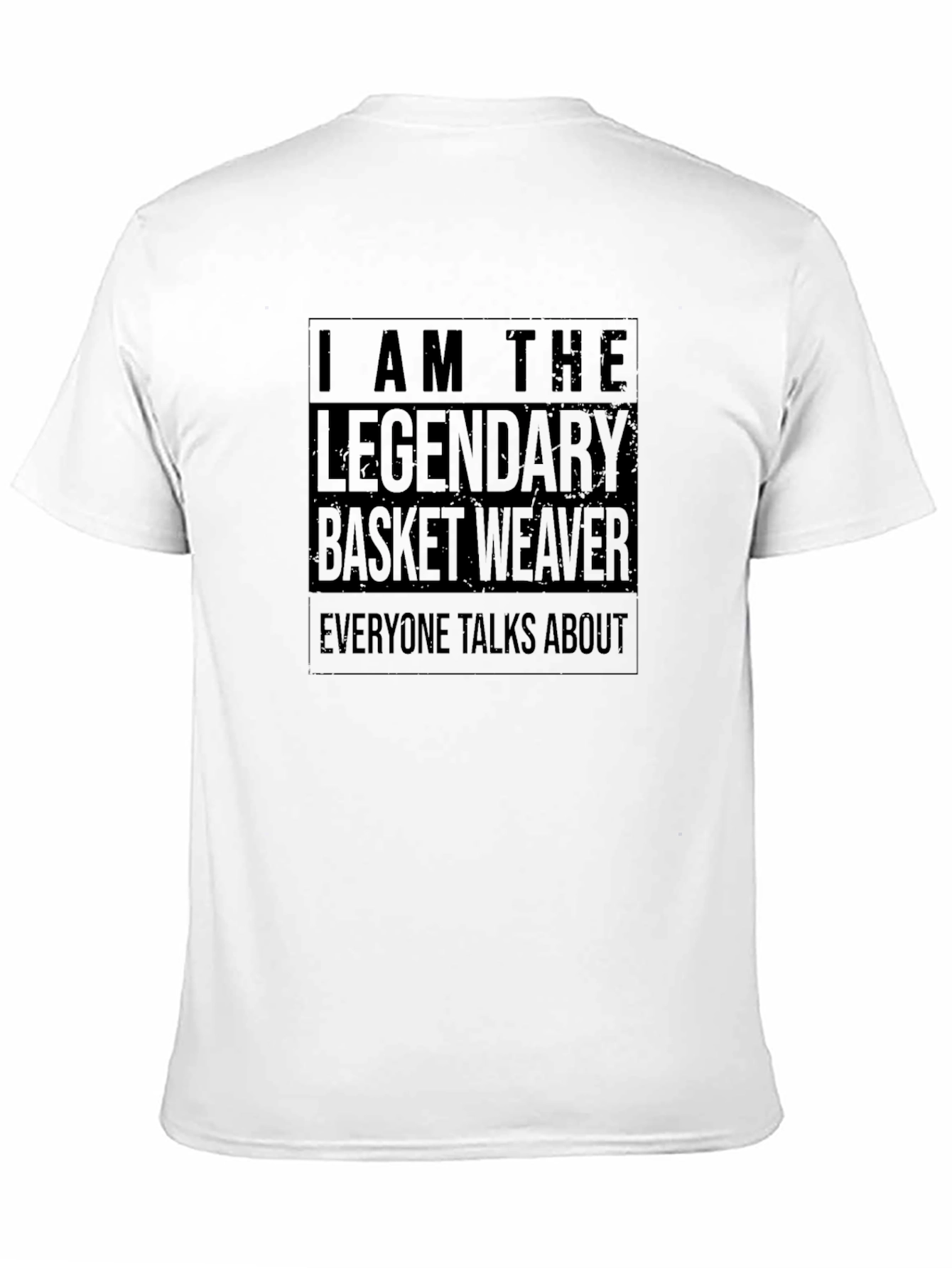 Black Legendary Basket Weaver Black T-Shirt view 11