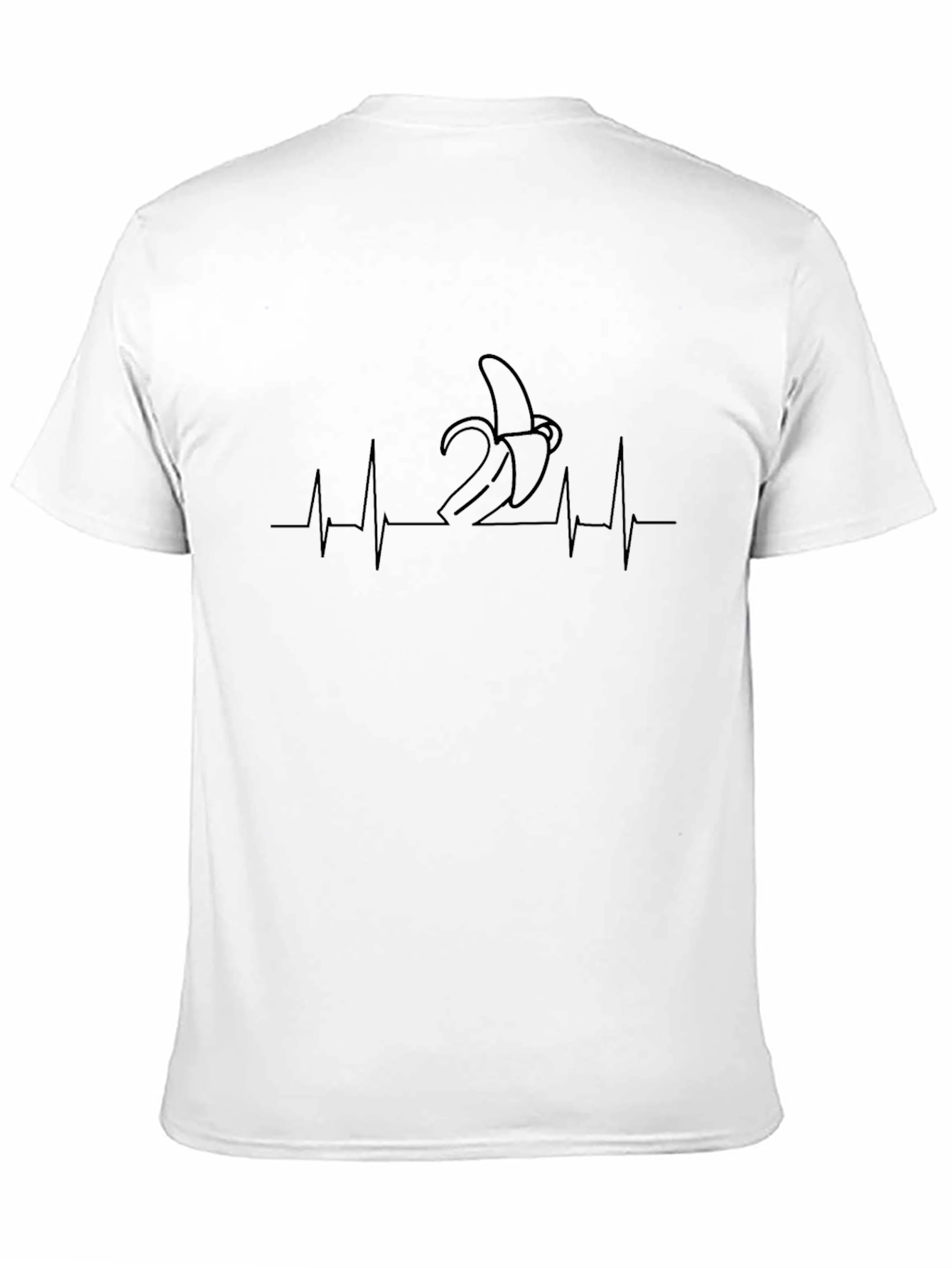 Black Banana Heartbeat Tee - Funny Graphic T-Shirt view 11