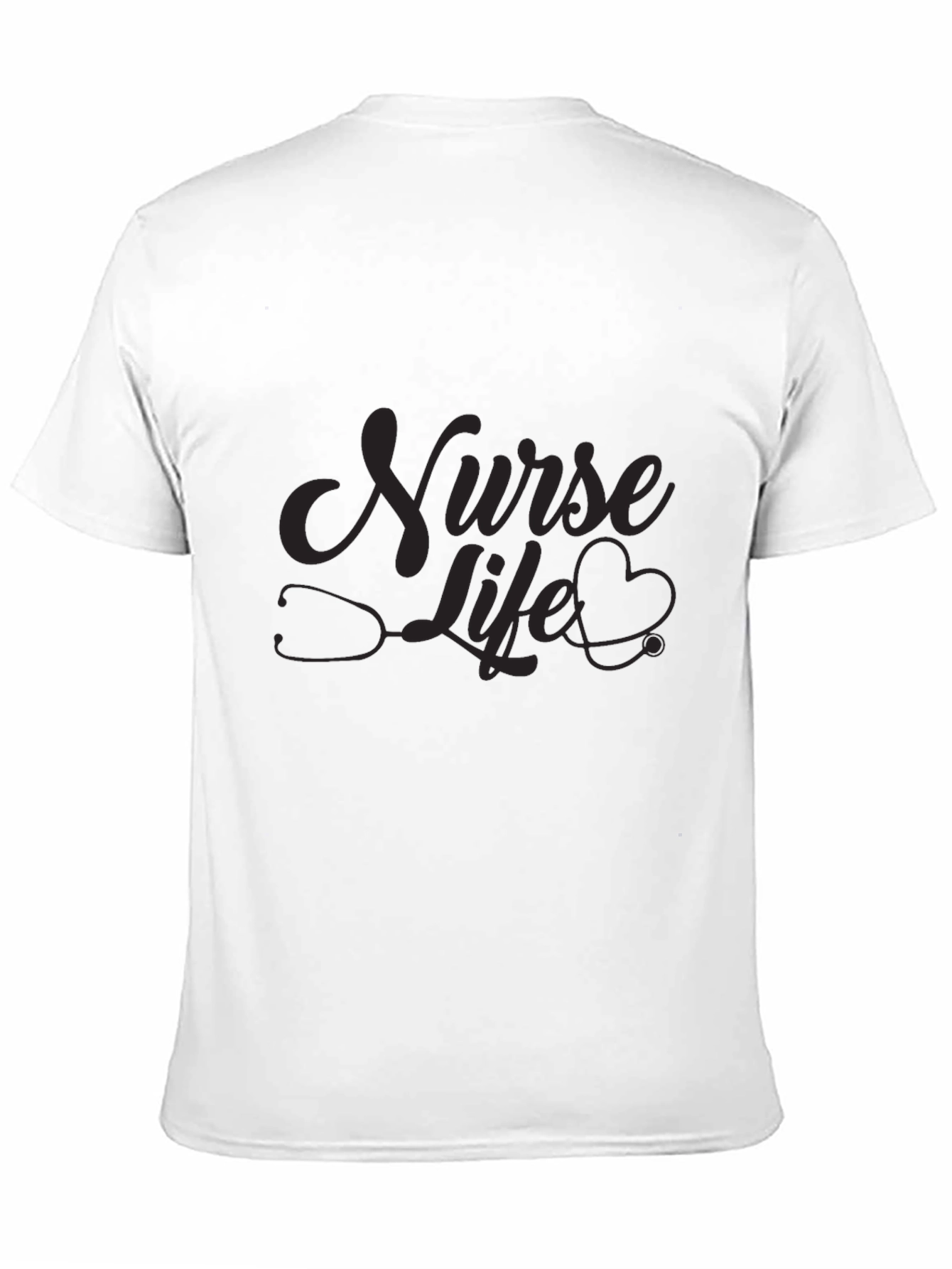 Black Nurse Life Graphic Tee - Comfortable Cotton Blend view 11