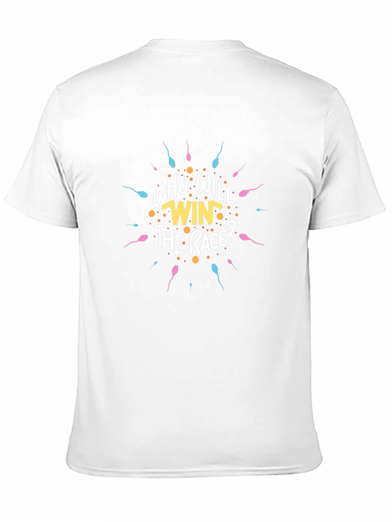 Black Who Will Win The Race? Funny Unisex T-Shirt view 11