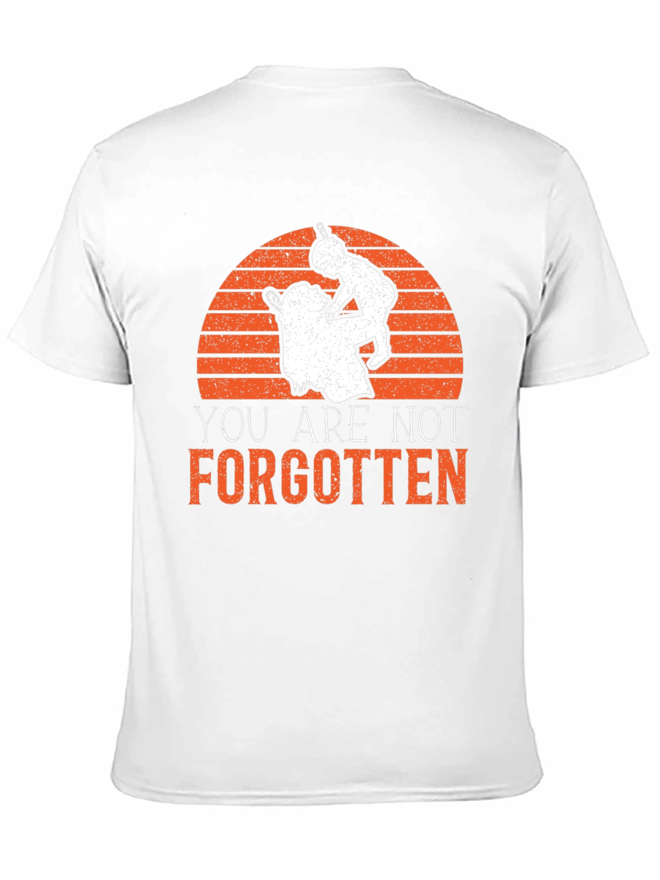 Black You Are Not Forgotten Graphic T-Shirt view 11