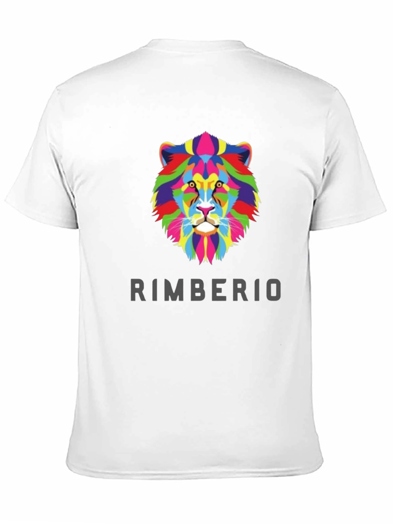Black Rimberio Lion Graphic T-Shirt - Vivid Colors, Bold Style view 11