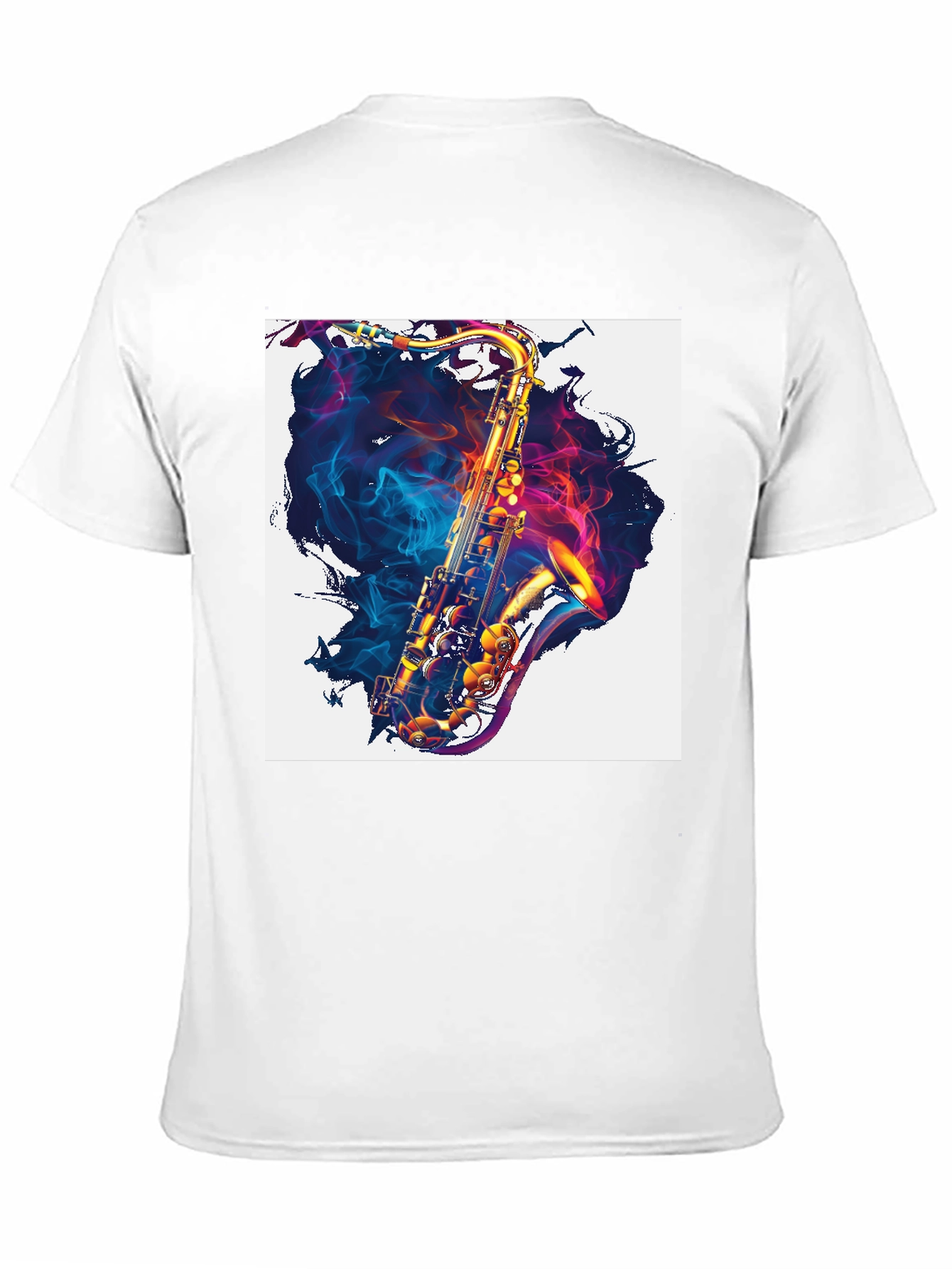 Black Saxophone Graphic Print Tee view 11