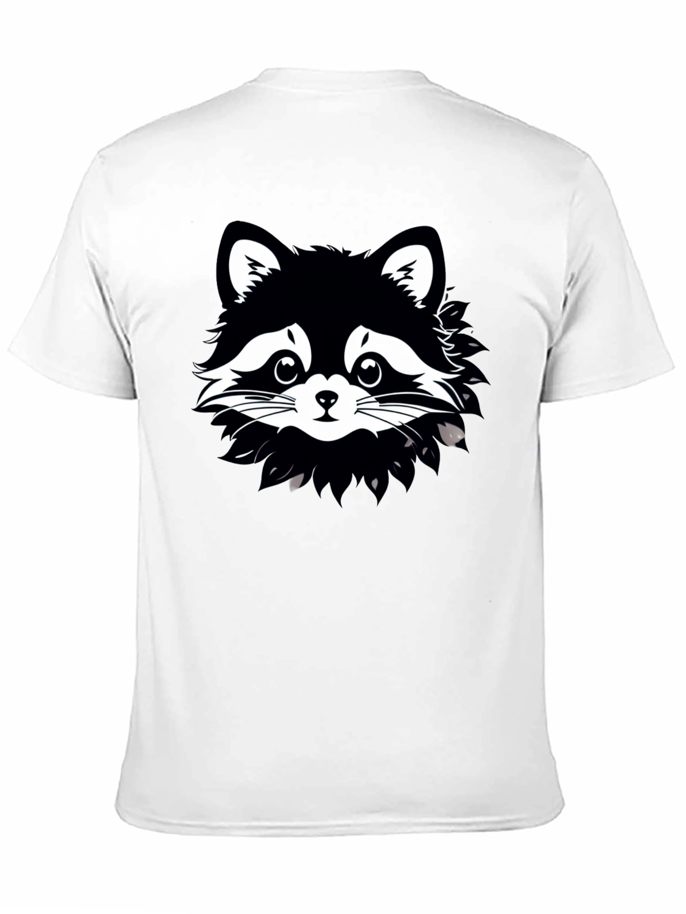 Black Raccoon Graphic Tee - Unisex Cotton T-Shirt view 11