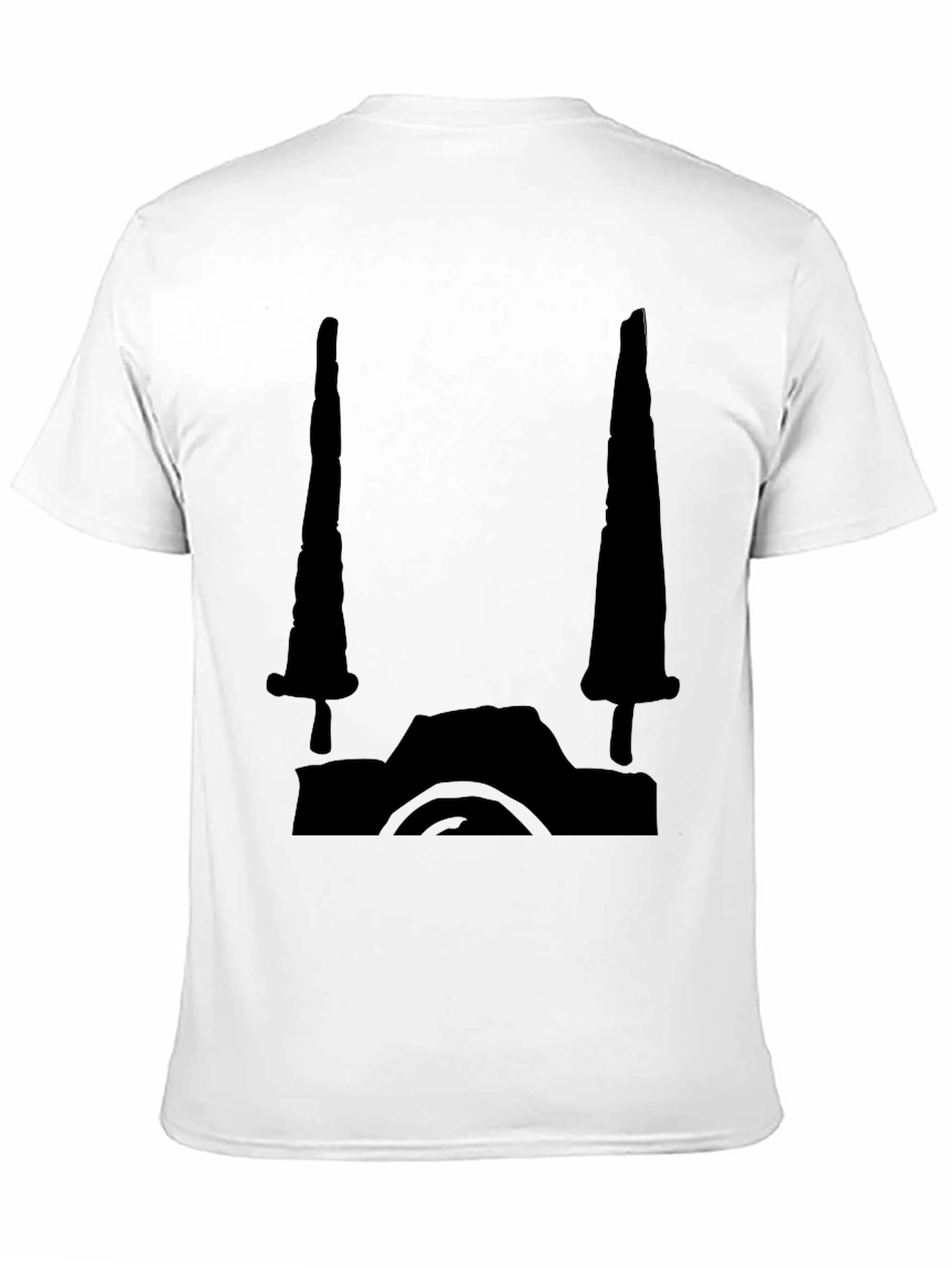 Black Black Graphic Tee - Camera Design view 11