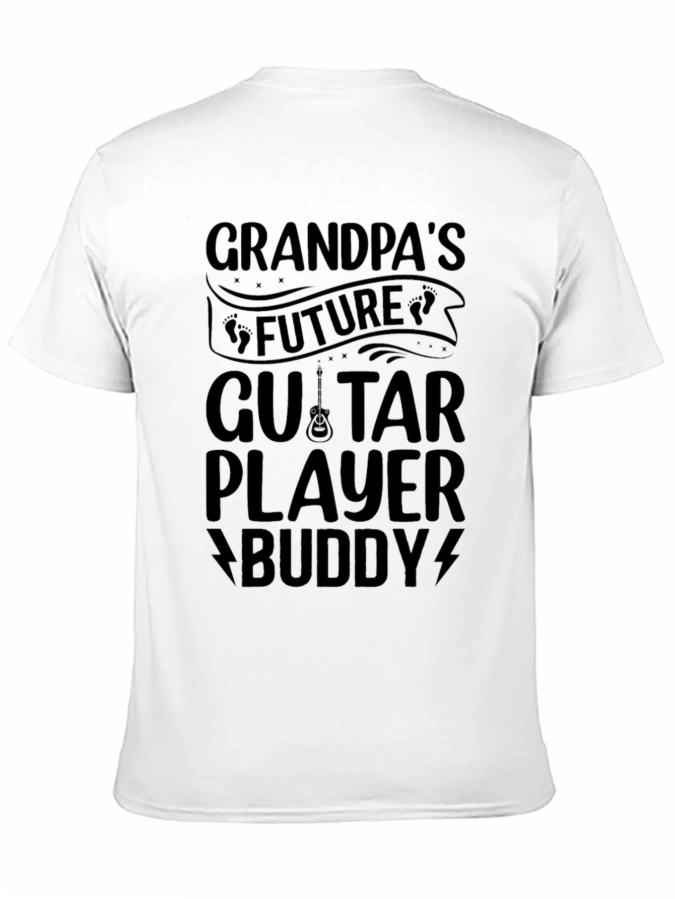 Black Grandpa's Future Guitar Player Buddy T-Shirt view 11