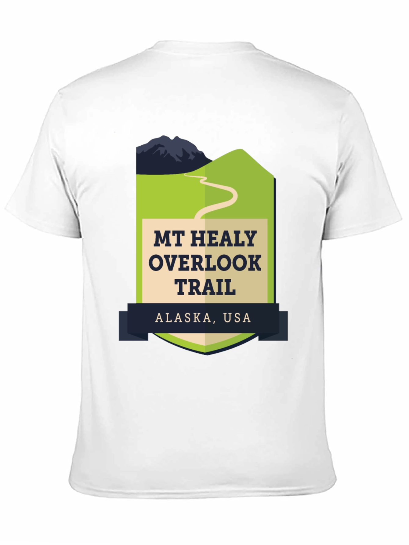 Black Mt. Healy Overlook Trail Alaska T-Shirt view 11