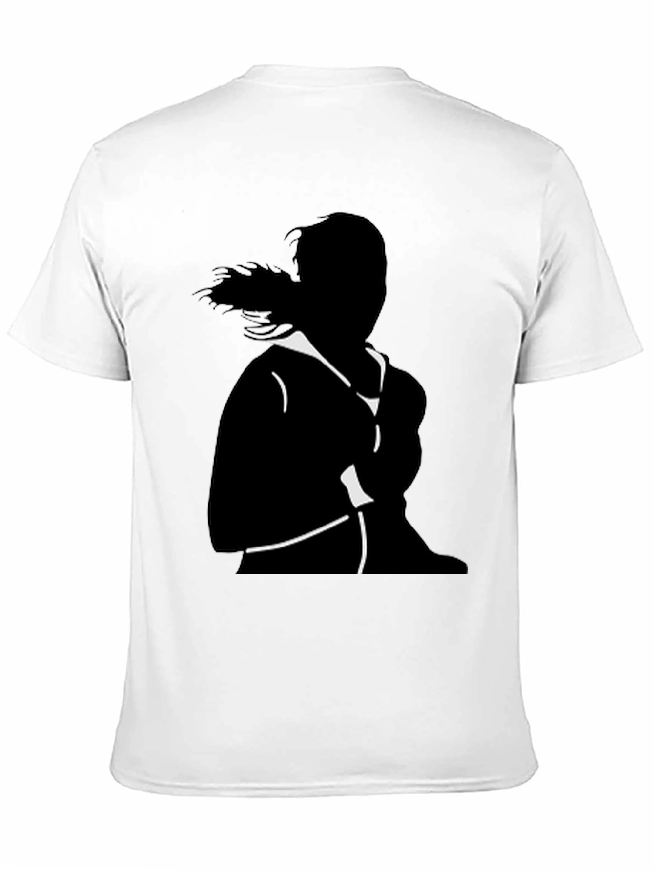 Black Silhouette Graphic Tee - Cool & Casual Style view 11