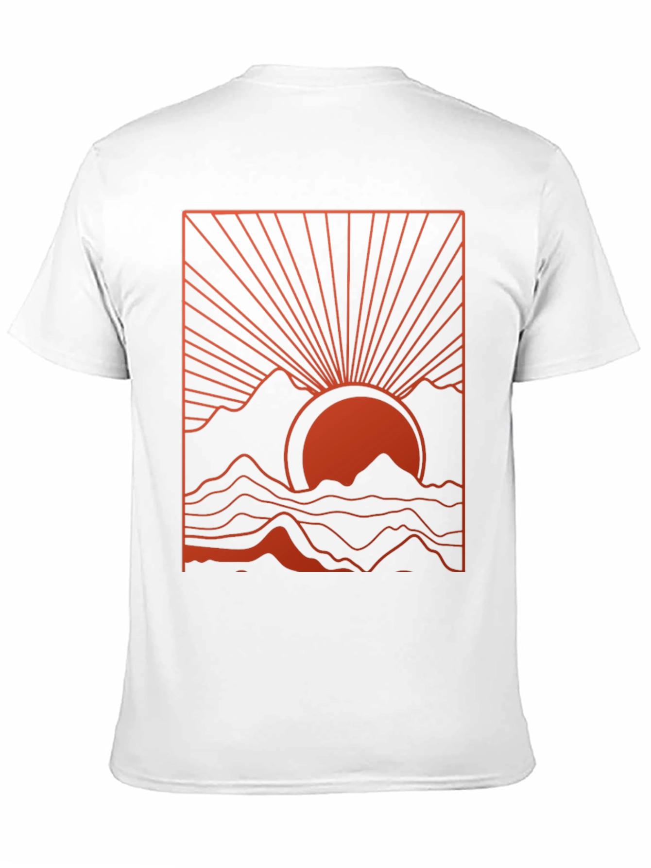 Black Sunset Graphic T-Shirt - Black view 11