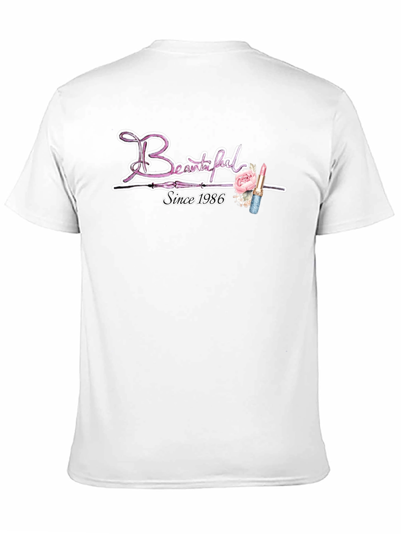 Black Beautiful Since 1986 Graphic Tee view 11