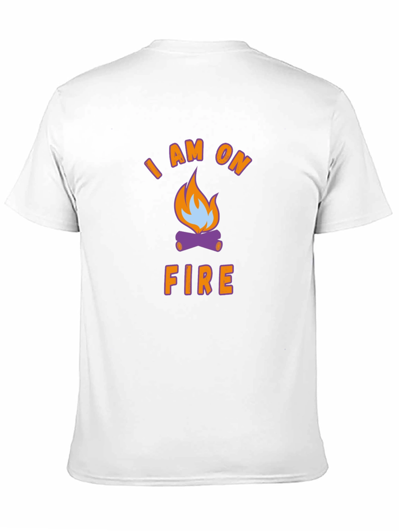 Black I Am On Fire Graphic Tee view 11