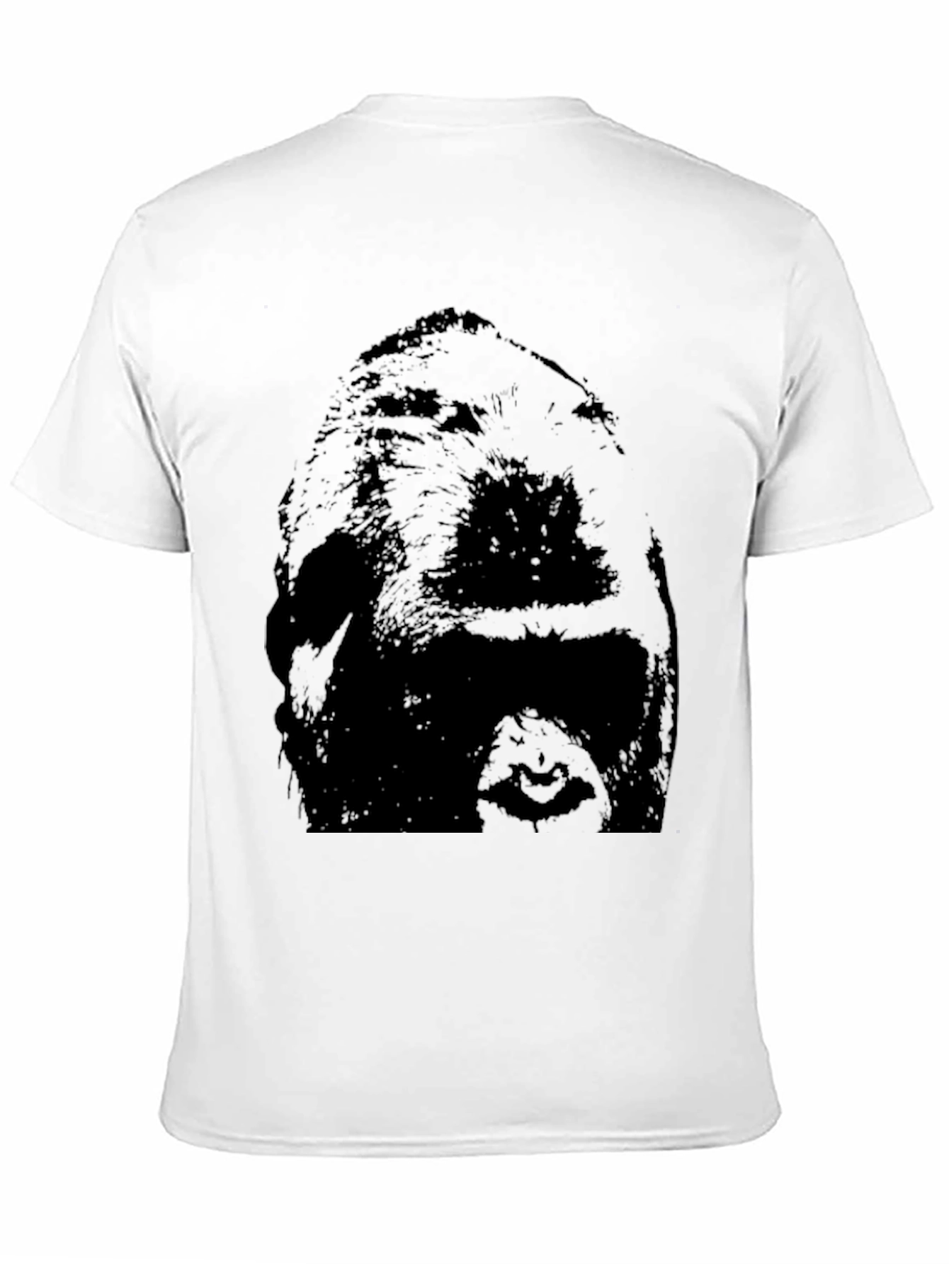 Black Bold Graphic Tee - Black T-Shirt with Dark Print view 11