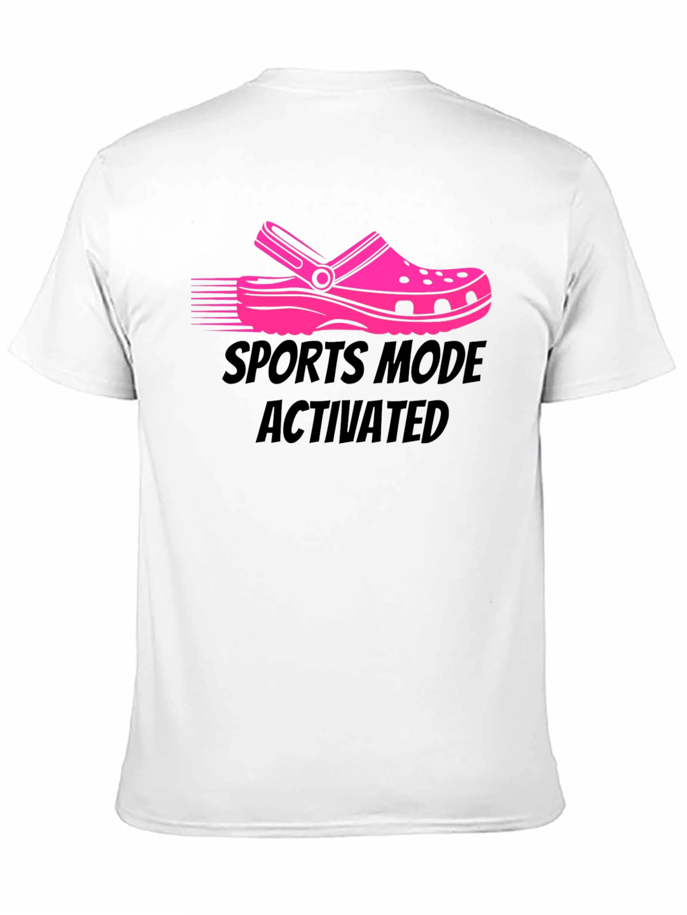 Black Sports Mode Activated T-Shirt view 11