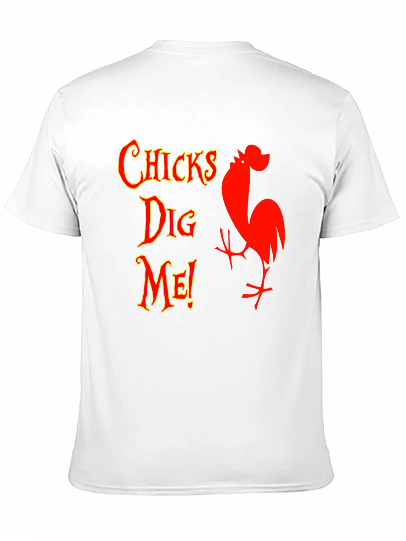 Black Funny Chicks Dig Me Graphic T-Shirt view 11
