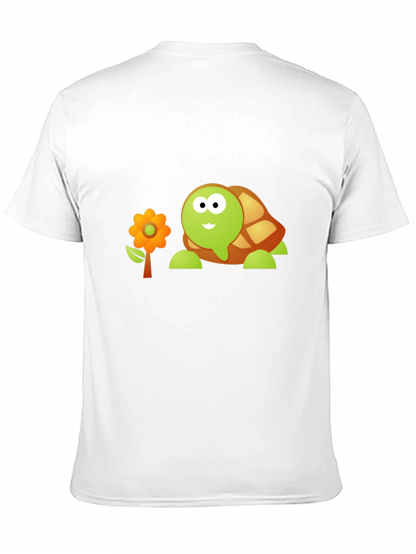 Black Cartoon Turtle Graphic Tee view 11